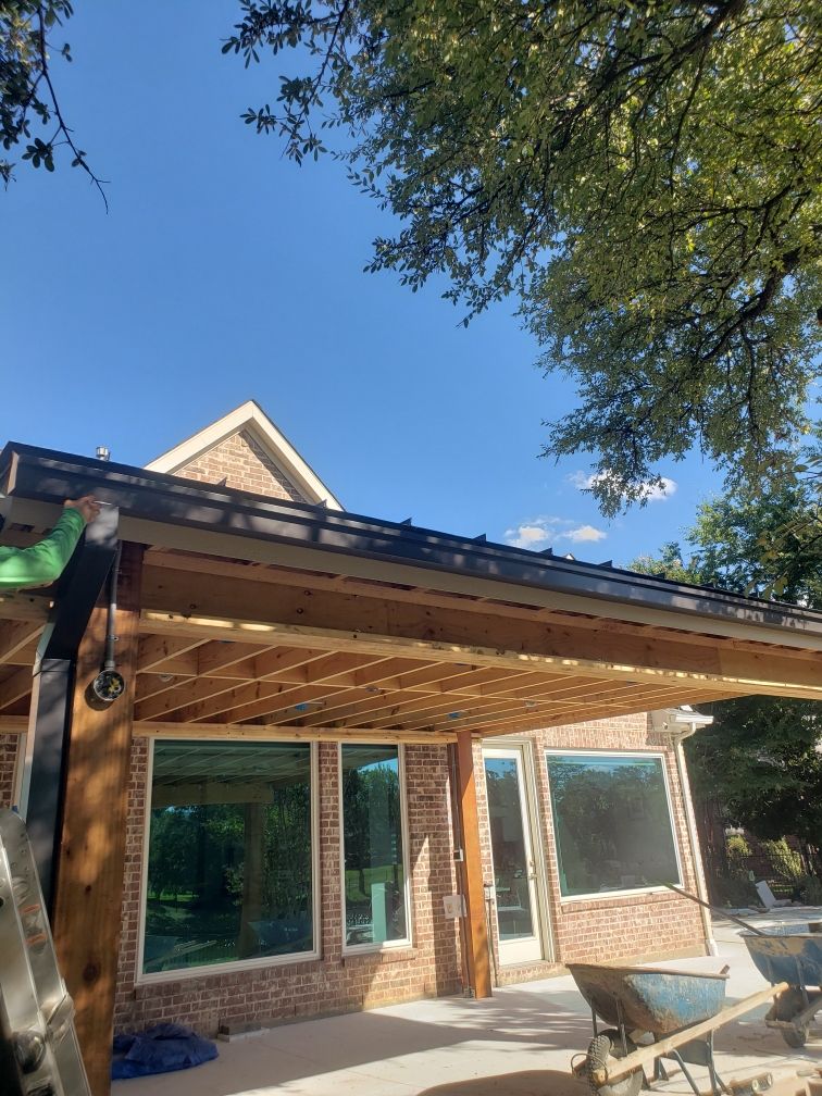 Patio Addition using Metal Roofing in Southlake, TX (76092) by Roof Experts