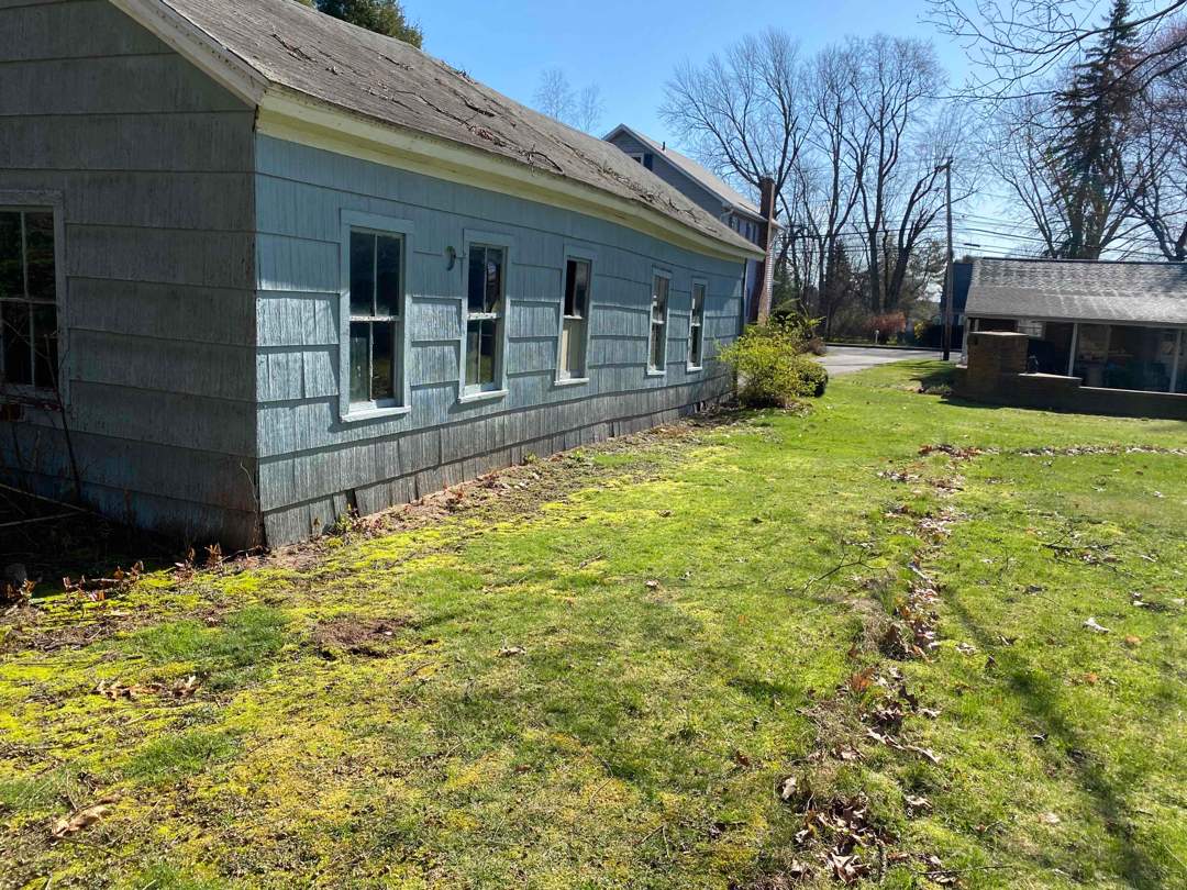 Vinyl Privacy fence White by DiGiorgi Roofing and Siding Inc