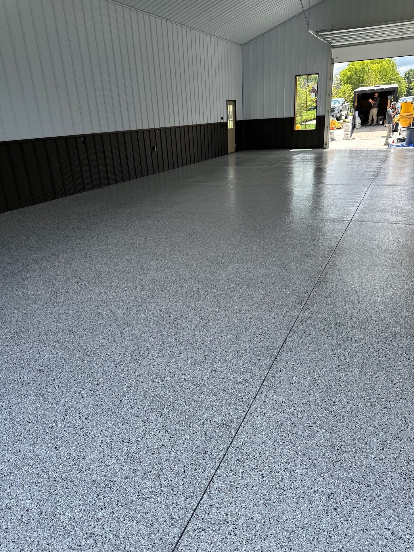 Garage Floor Coating using Coyote by My Garage Floor Guys