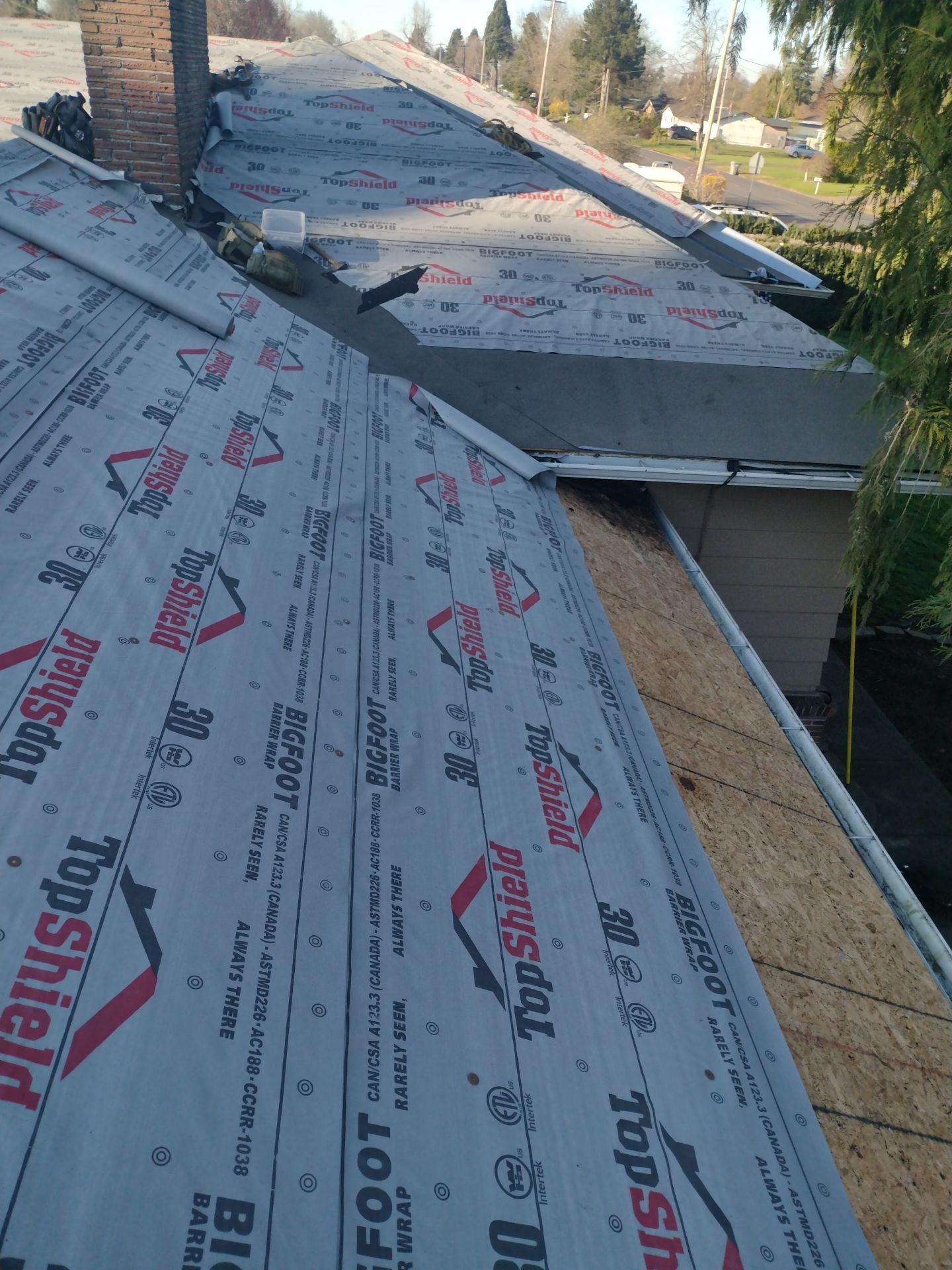 Residential Roofing Installation using IKO Dynasty (Color: Granite Black) by Orezona Building & Roofing Company, Inc.