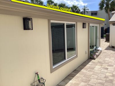 Splash Guard Gutters for Siesta Key Homes
