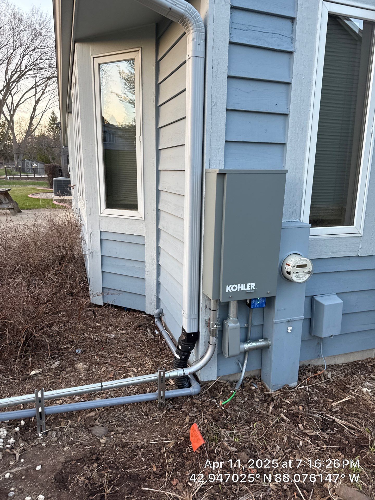 Kohler 26 kW Generator & 200 A Whole‑House Transfer Switch Installation – New Berlin, WI by GSHA Services LTD