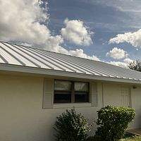 24ga 1.5" Mechanical Seam Regal White  by Total Roofing System The Metal Roof Experts