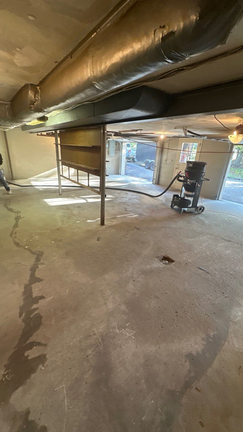 Creekbed Garage Project in pittsburgh by Floors in a Day, Inc