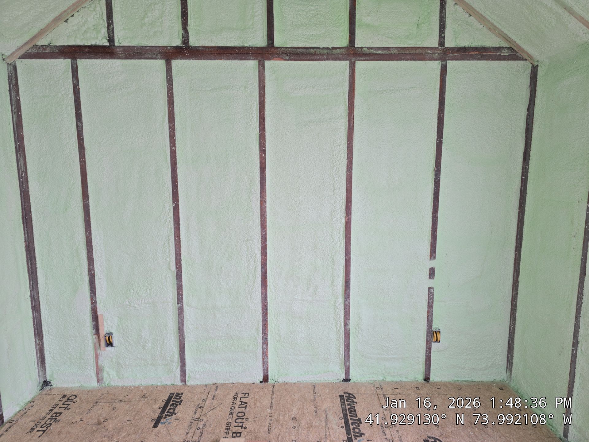 Detached Garage using Closed Cell Spray Foam by NYS Foam & Energy