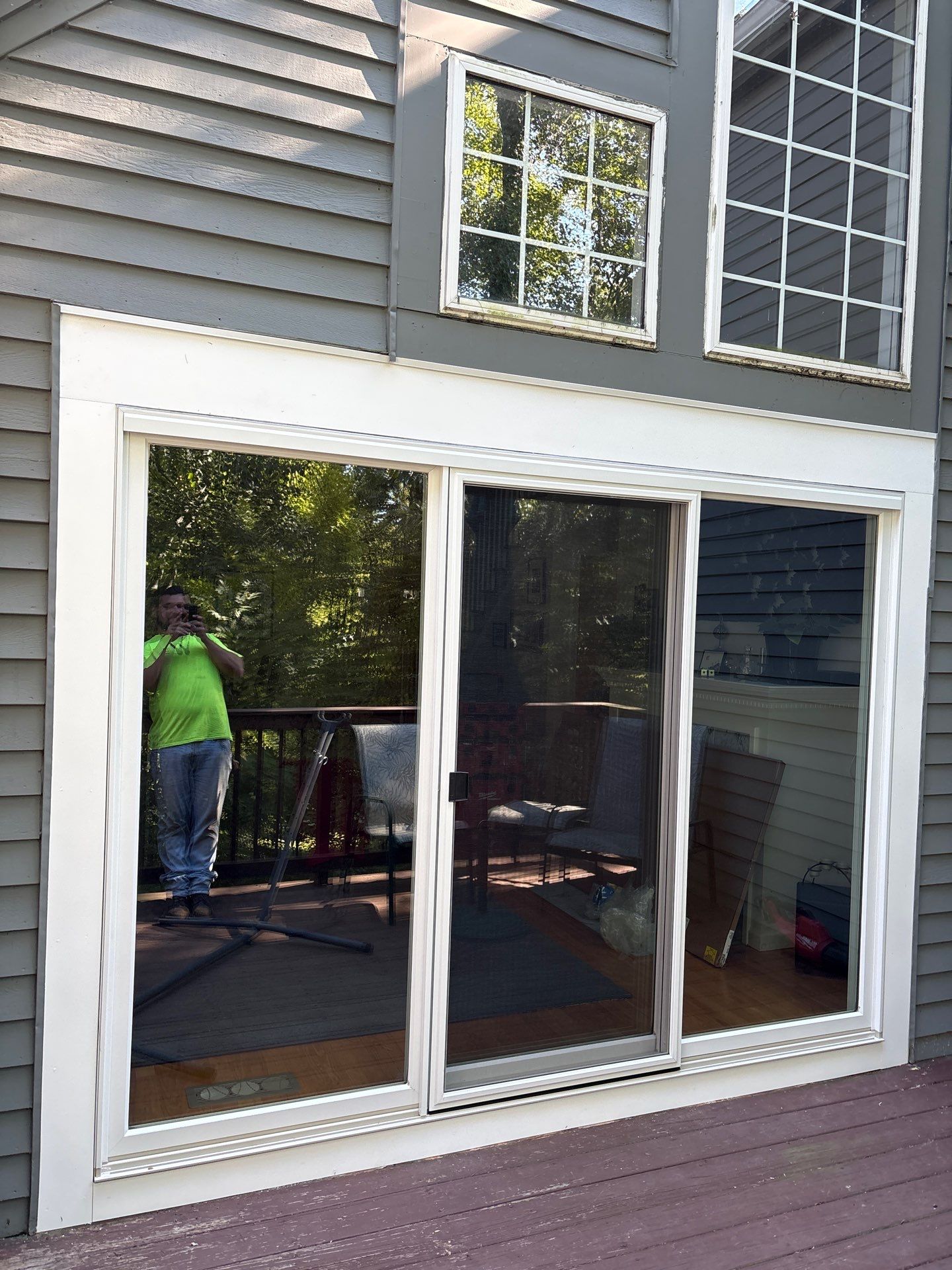 Infinity by Marvin Sliding Patio Door Installation by DiGiorgi Roofing and Siding Inc