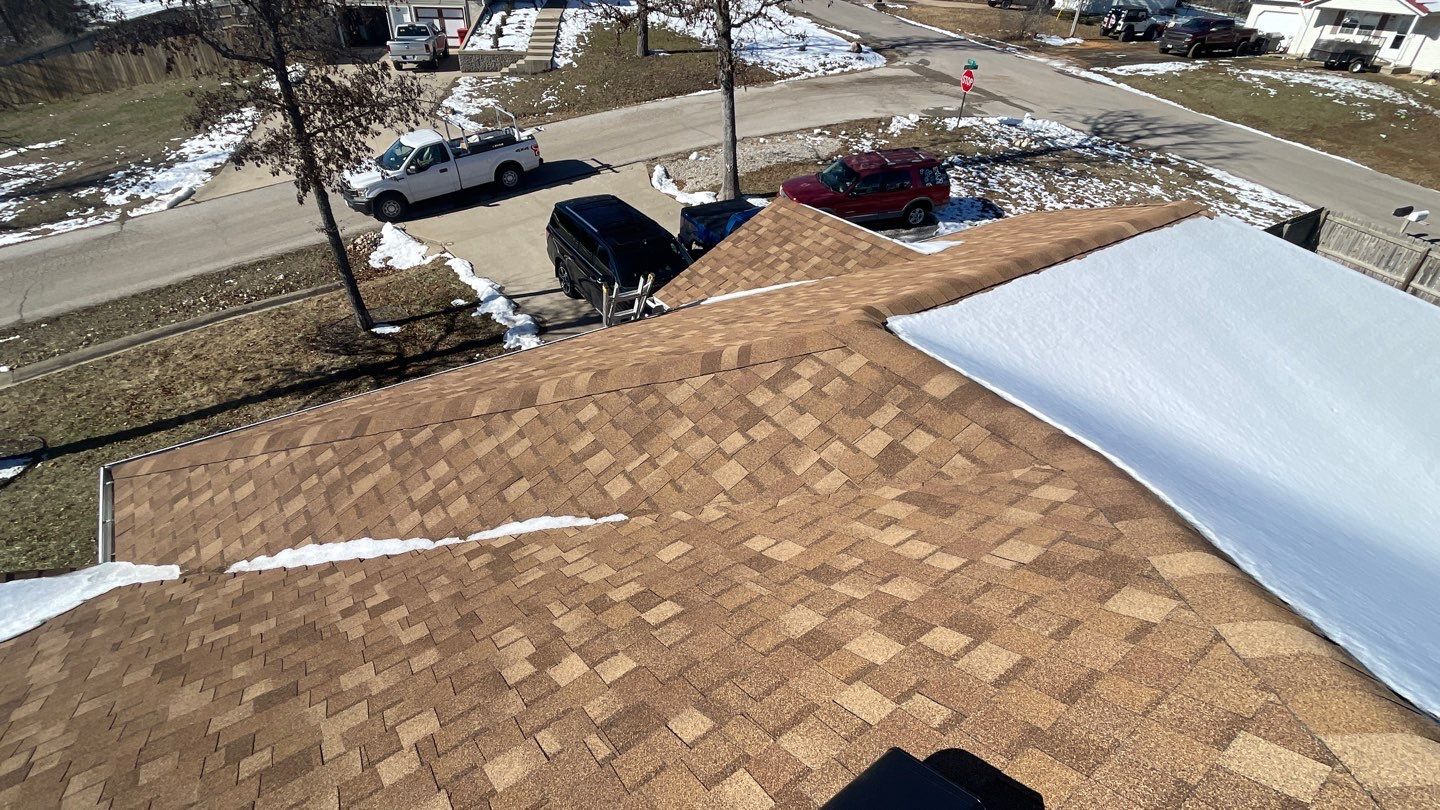 Residential Roof Replacement - Atlas Pinnacle Pristine Architectural Shingles - Color Morning Harvest  by Titan Commercial & Residential Roofing 