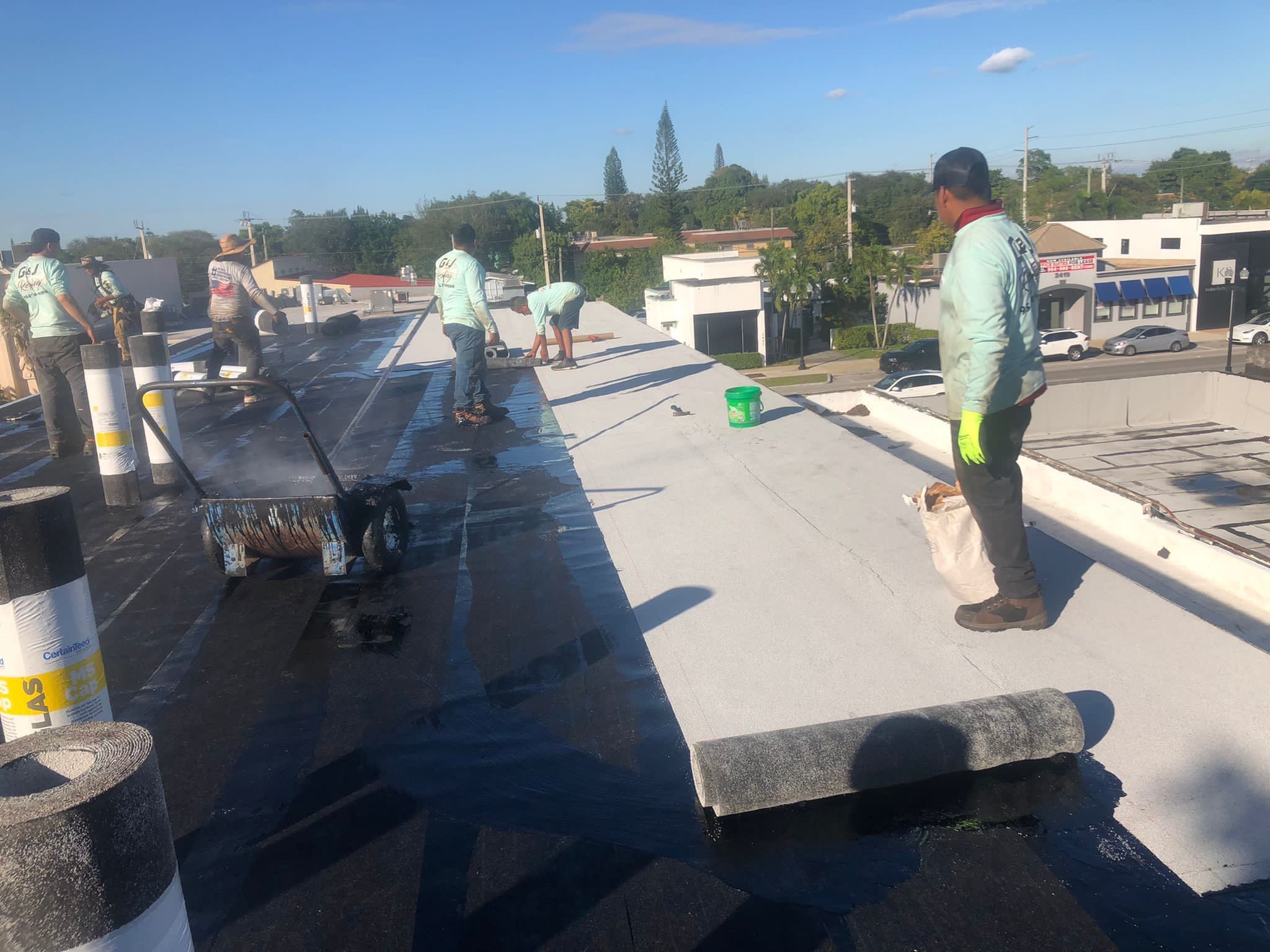 Hollywood Blvd., Hollywood, FL by G&J Roofing 