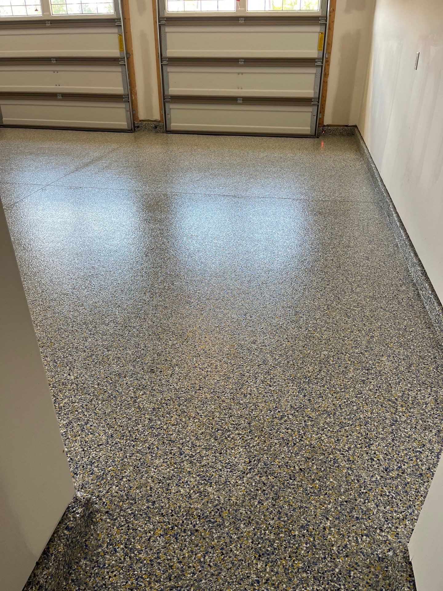 Garage Floor Coating using Custom Color by My Garage Floor Guys