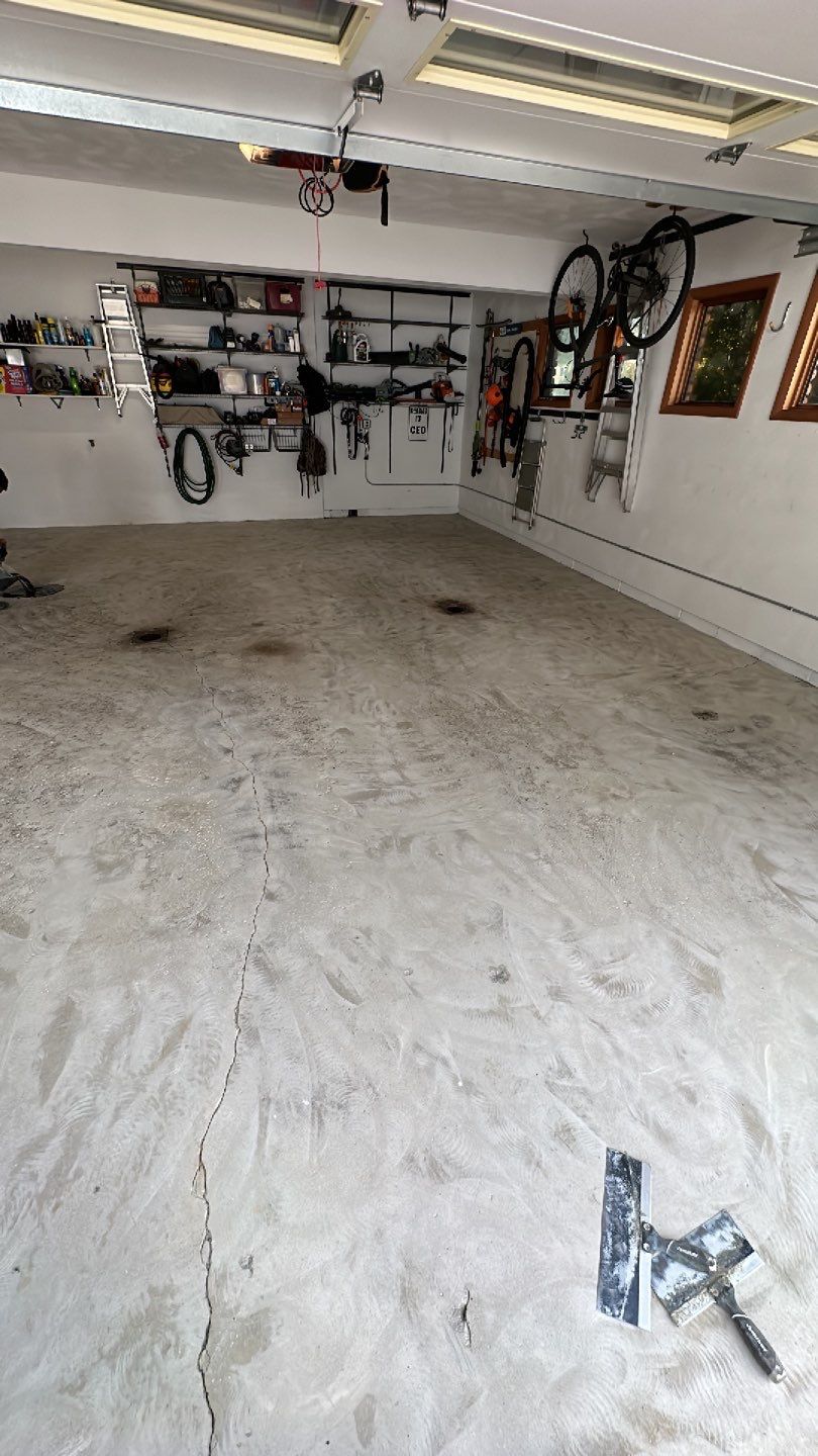 Garage + Porch Project in Pittsburgh by Floors in a Day, Inc