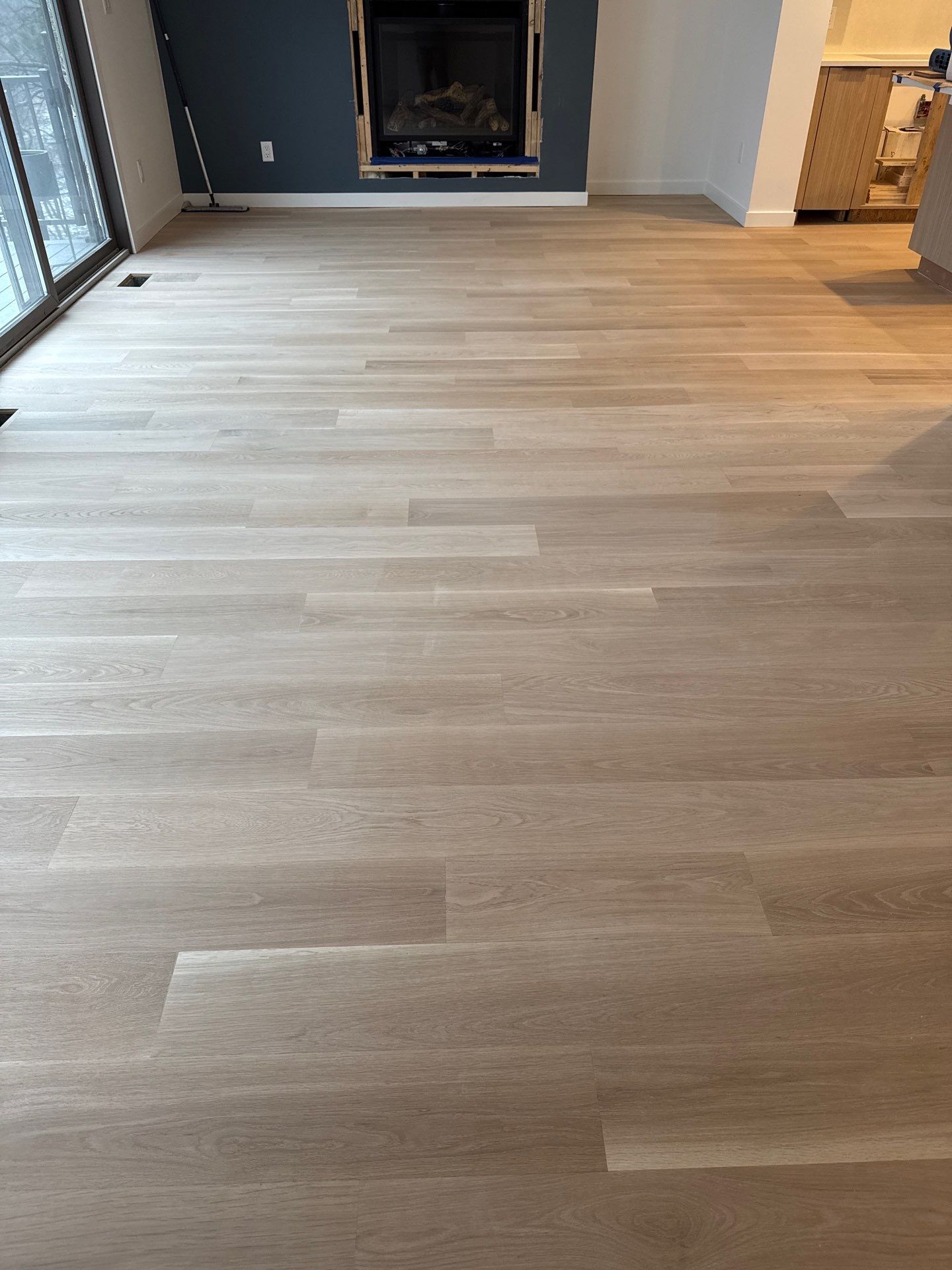 7 inch white Oak invisible finish by Ann Arbor Hardwoods