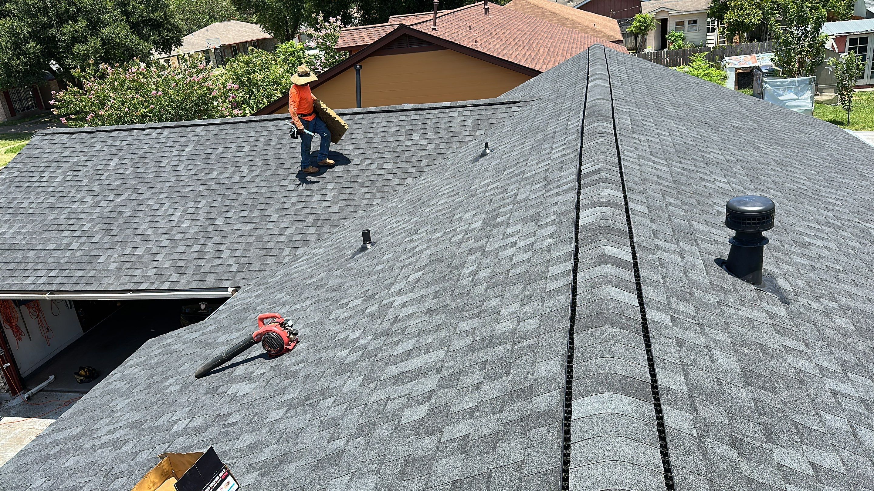 Gray Architectural Shingle Roof, Felt to Finish — North Houston, TX by PL Roofing & SB Roofing, LLC.