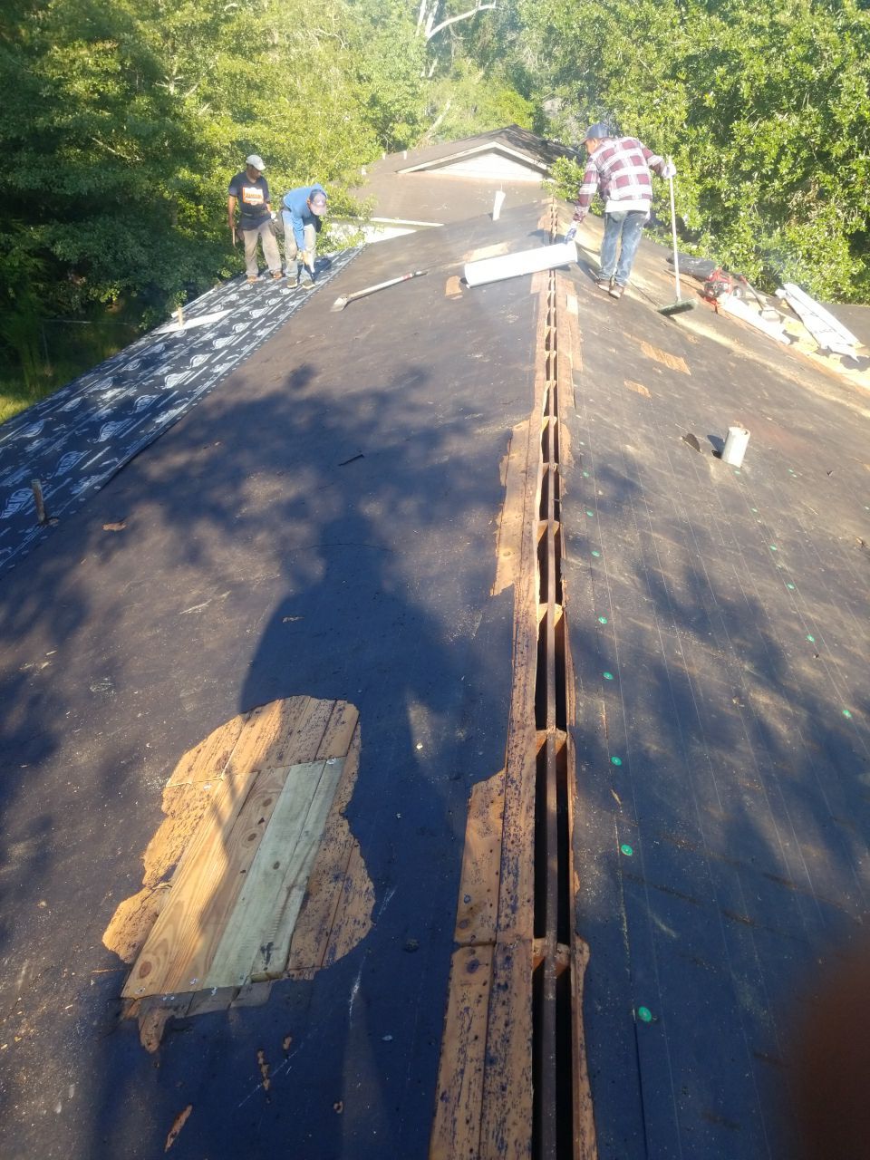 Residential Roofing Installation using Metal roofing by American Roofing & Construction LLC