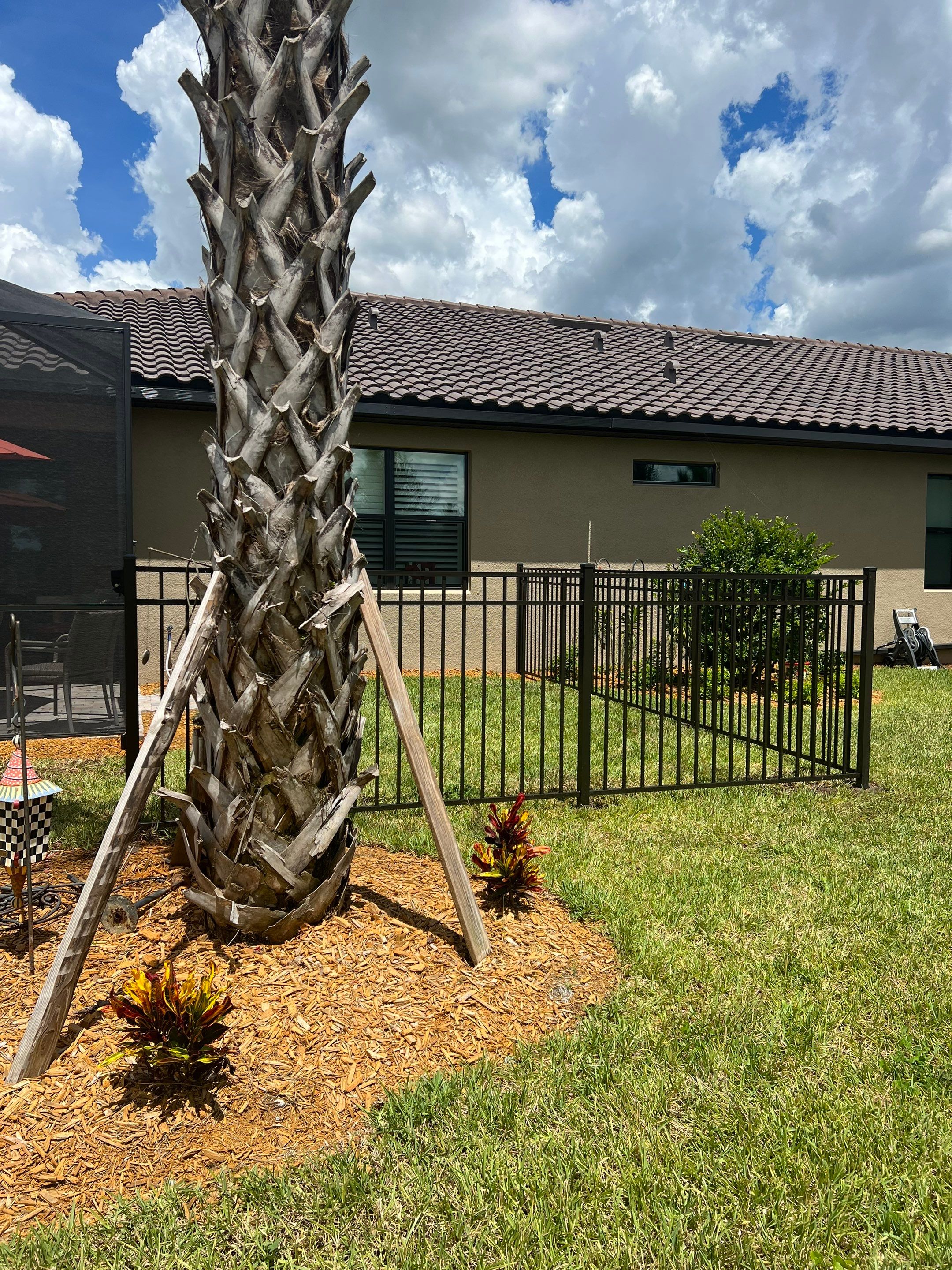 Aluminum Fence Installation using 3 Rail Aluminum Fence by Asap fence and gates, LLC