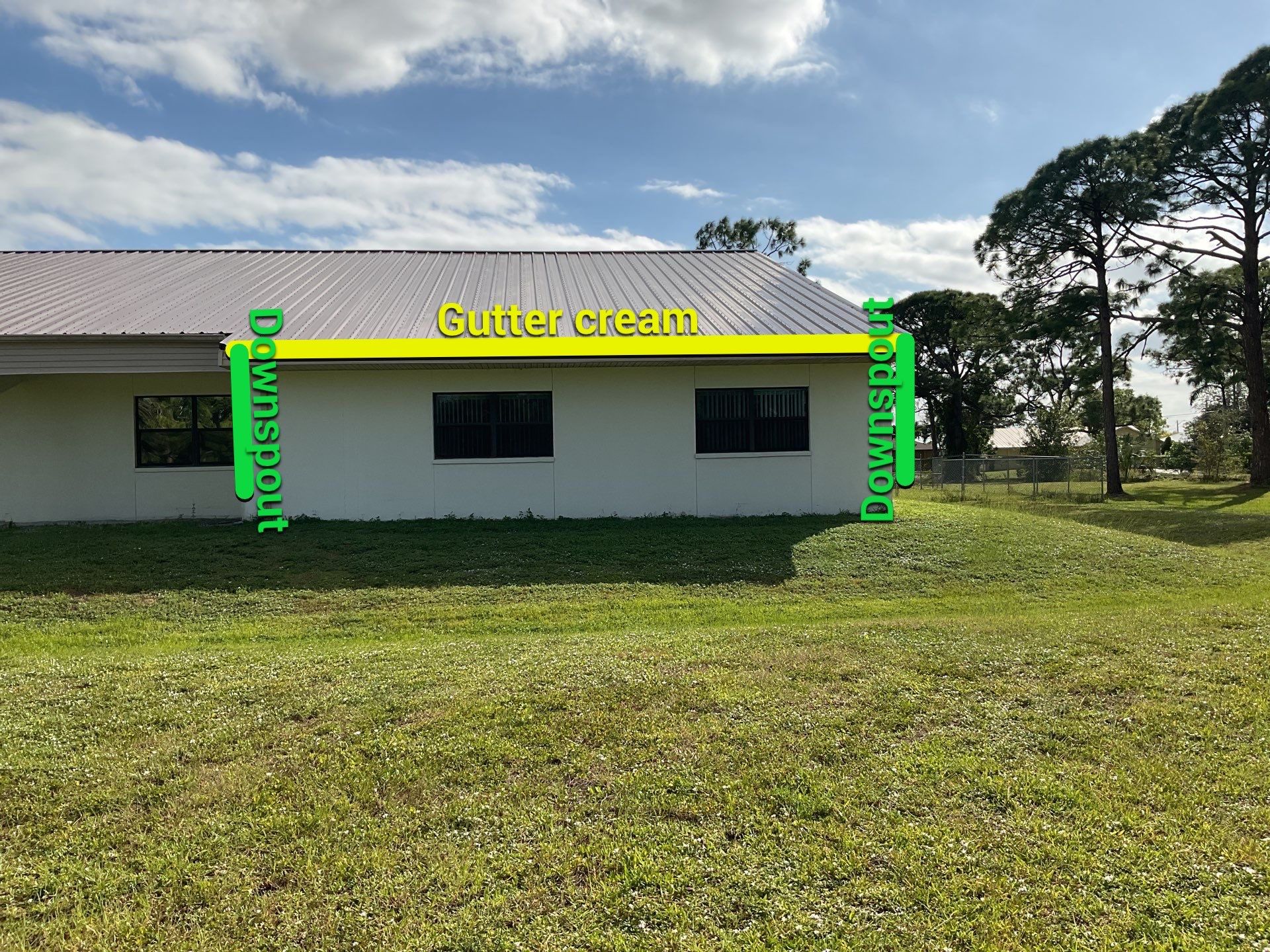Cameo Gutters using Aluminum Seamless Gutters in Cape Coral FL by Gutter Professors
