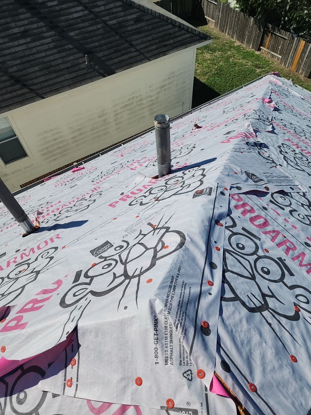 Residential Roofing Installation using Owen's Corning Duration (Lifetime) Shingles by Roof Repair Company