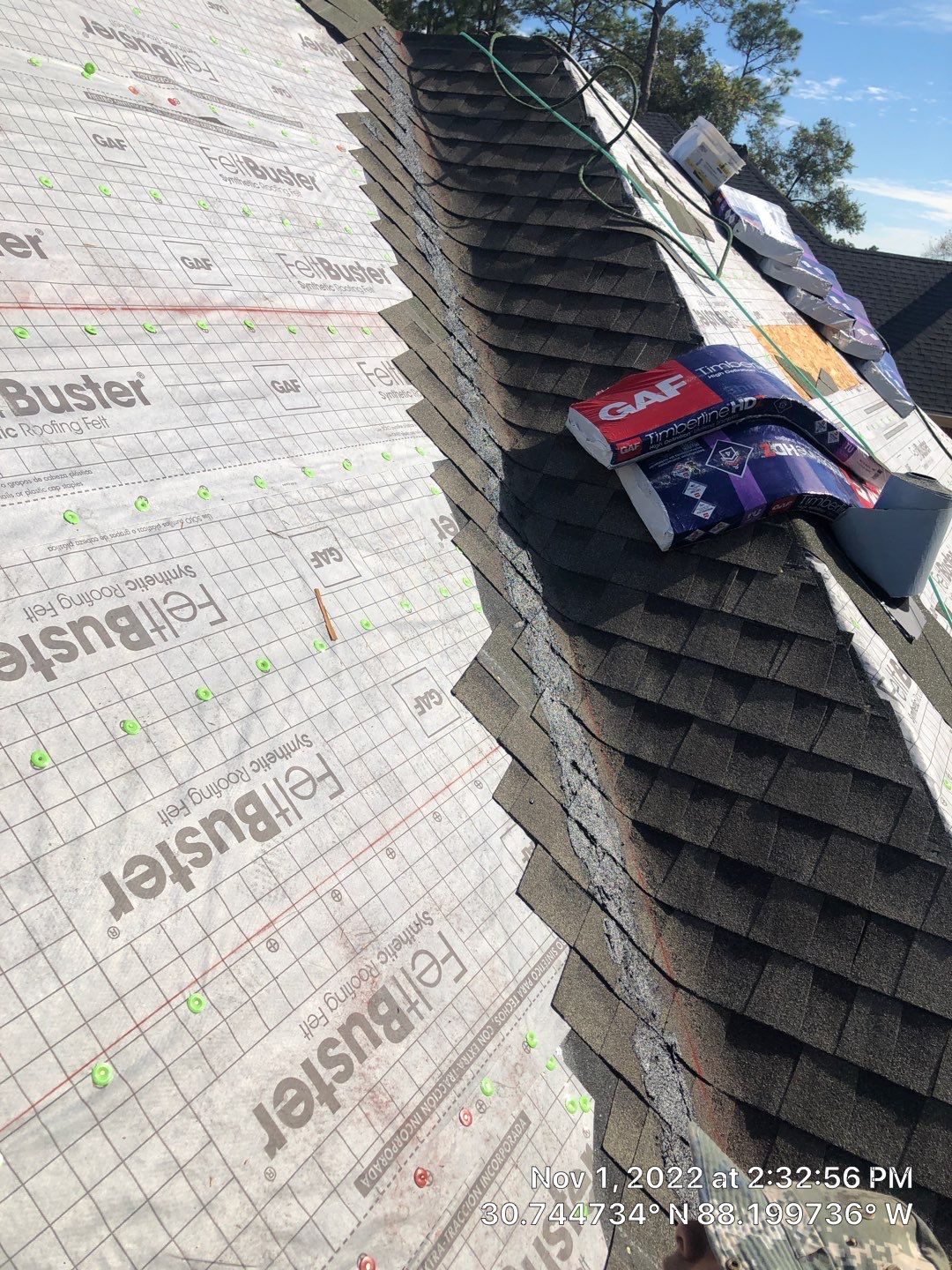 Residential Roofing Installation using Roof Replacement by American Roofing & Construction LLC