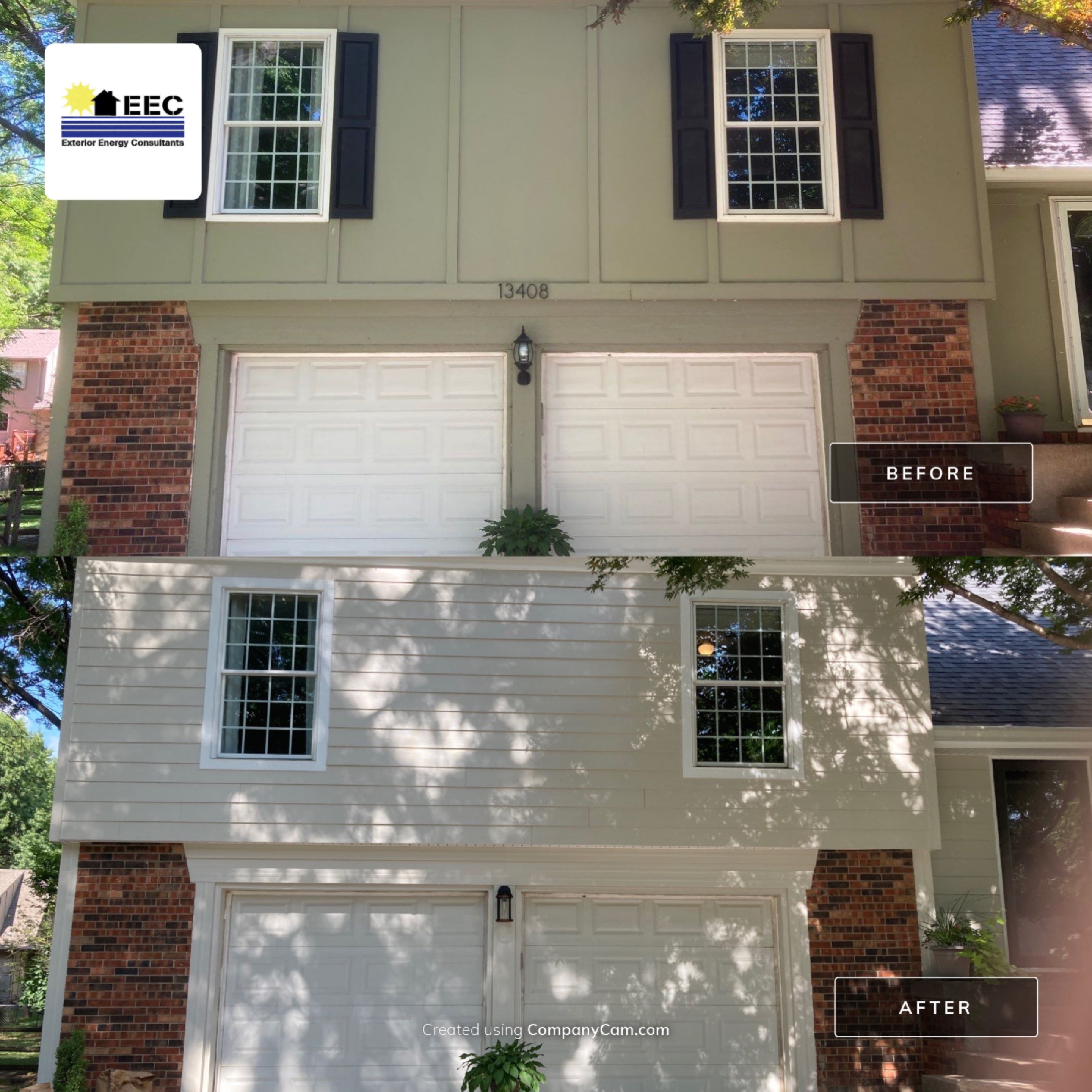 Siding Installation using James Hardie by EEC  Windows, Siding & Roofing 