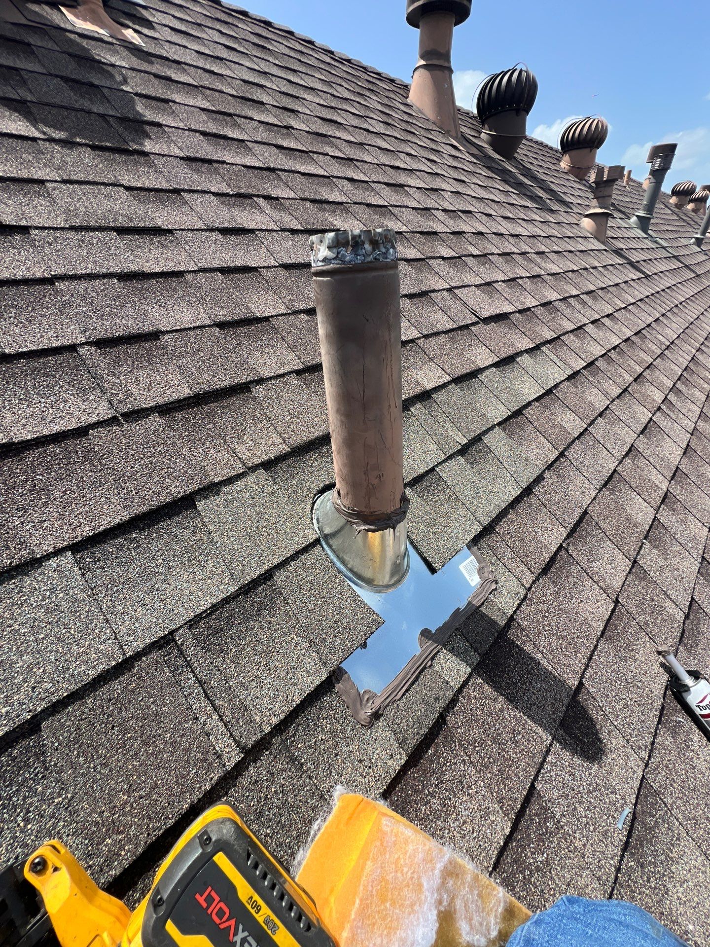 Hail Damage using Owen's Corning Duration (Lifetime) Shingles by Roof Repair Company