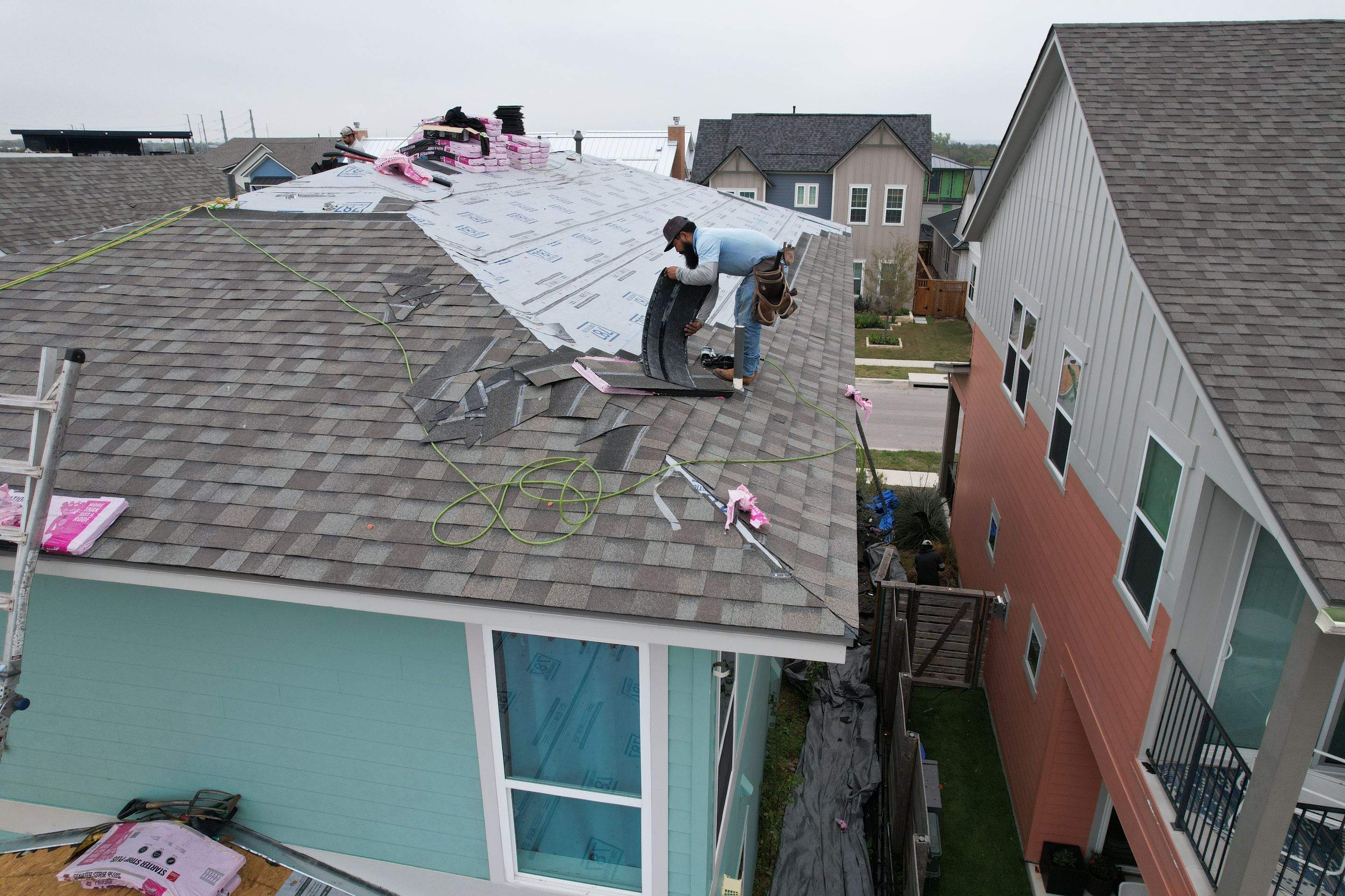 Hail Damage Restoration & Energy Upgrade by 787 Construction