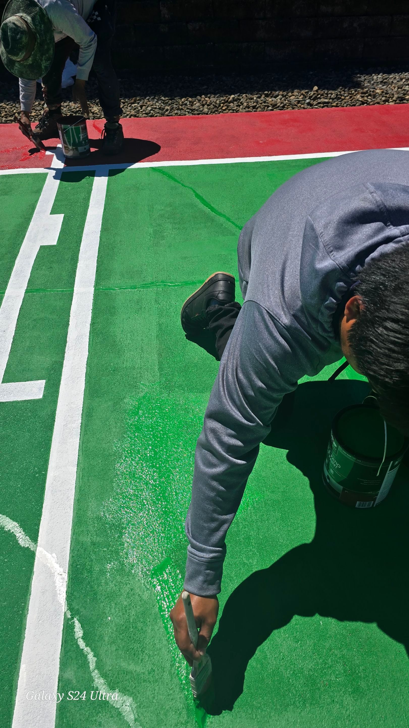 Basketball Court Restored and Ready to Play by Topline Group 