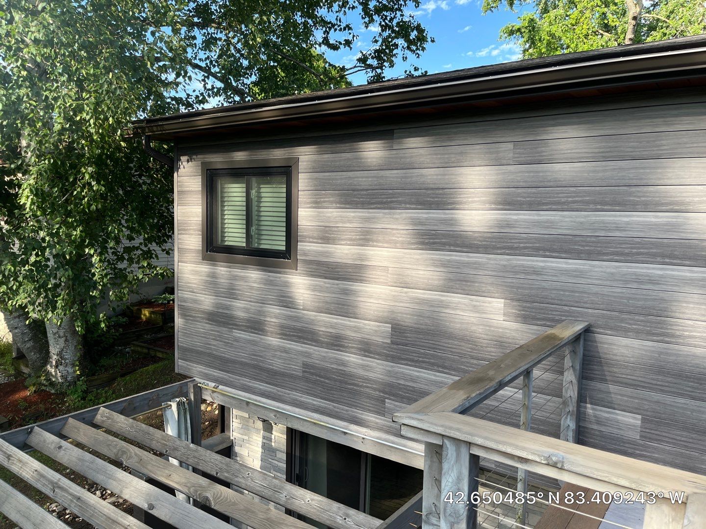 Siding Replacement using Alside Gray Oak by 180 Contractors