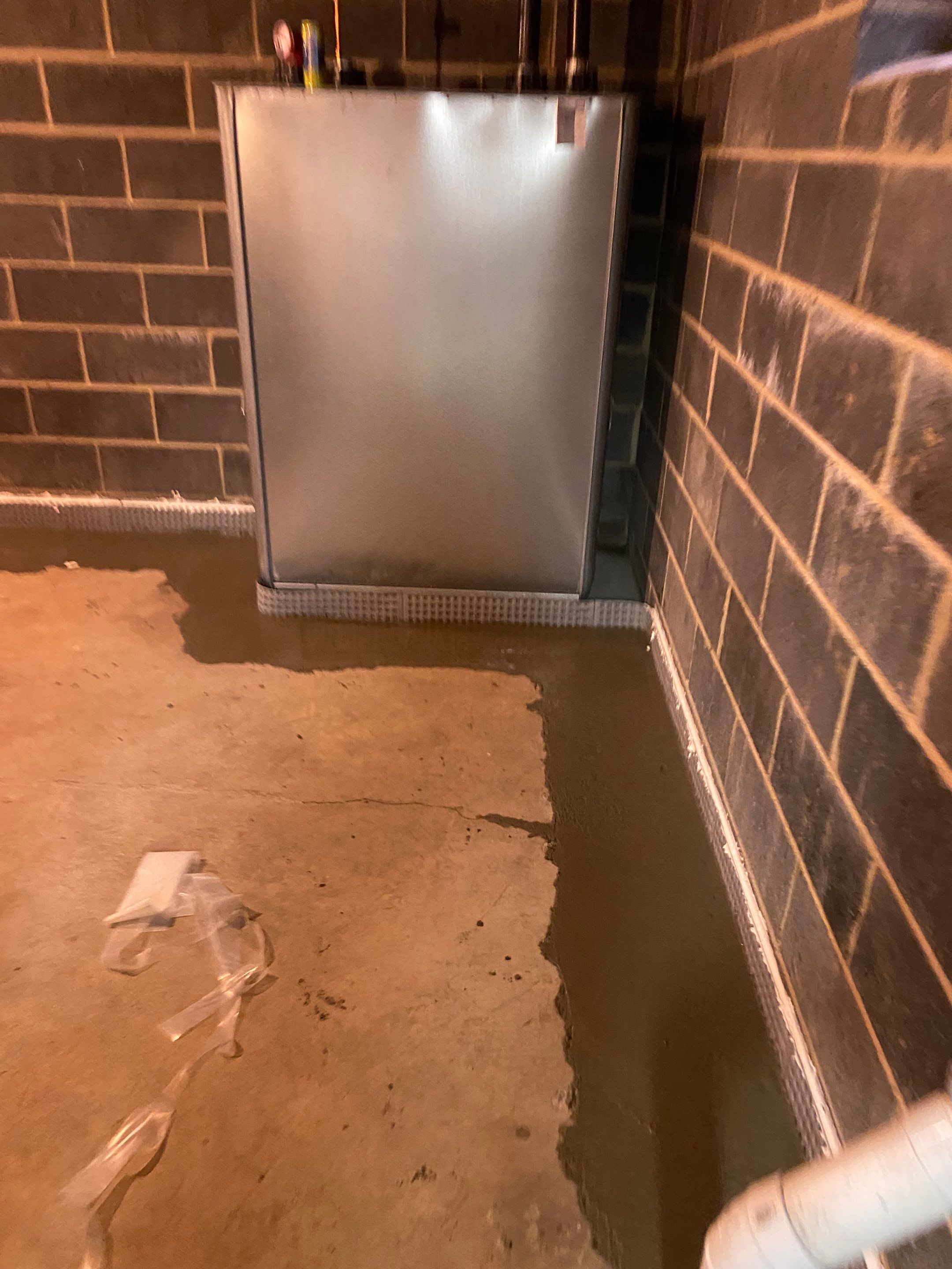 Interior French Drain in Bernardsville NJ by Pure Service Pro, LLC 