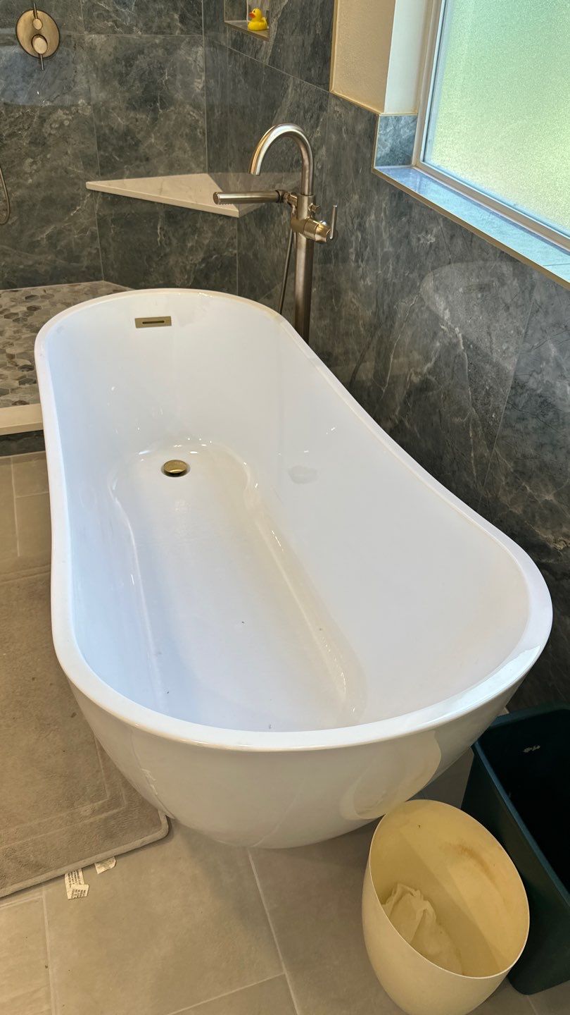 Stone Oak Master Bathroom Remodel with Freestanding Tub & Walk-In Shower by Legacy Bath and Kitchen