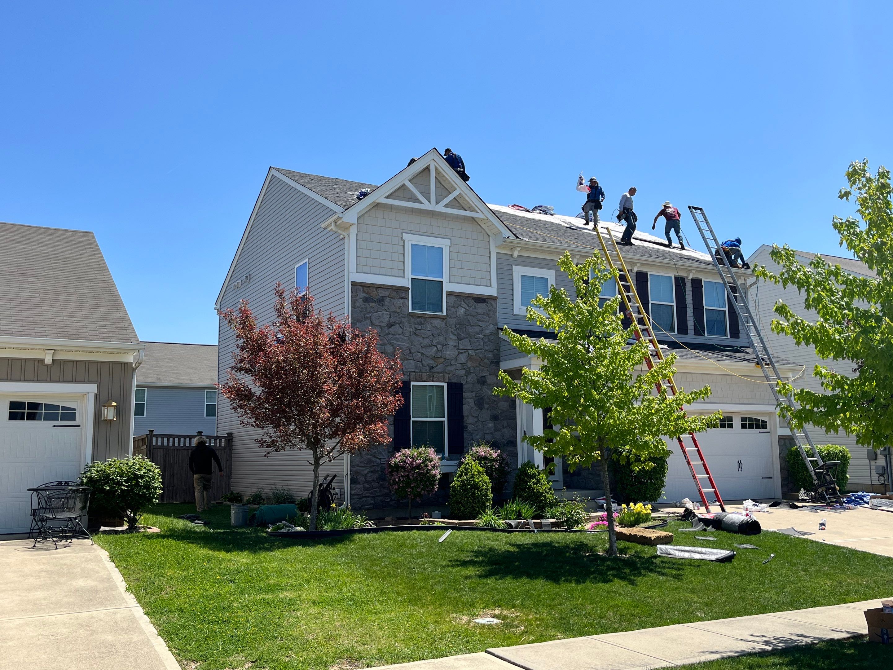 Residential Roof Replacement using GAF shingles by Elite Roofing LLC