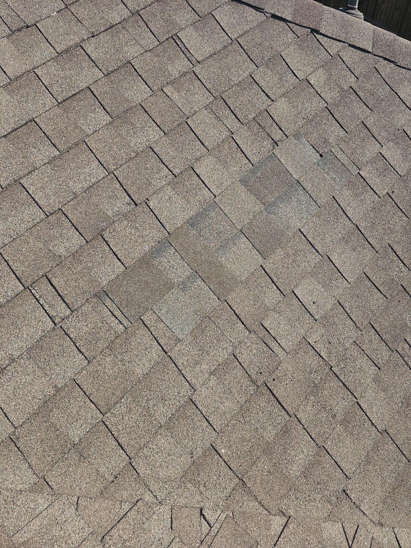 Hail Damage using Owen's Corning Duration (Lifetime) Shingles by Roof Repair Company