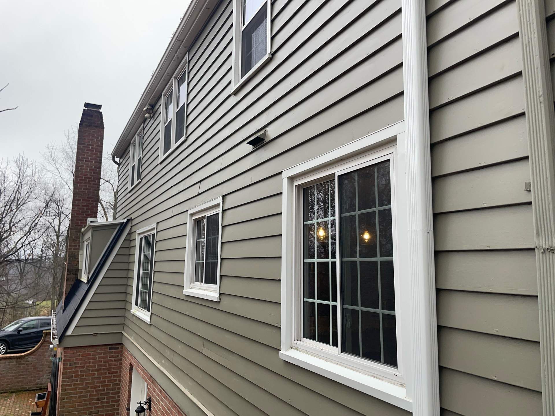 James Hardie Transformation of a Majestic Sewickley Heights Home by Ideal Siding Pittsburgh
