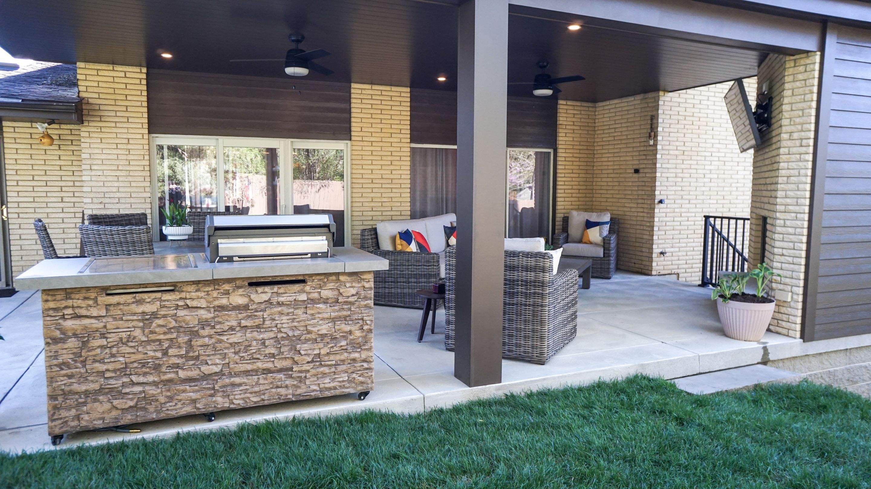 Centerville Covered Patio by Zengel Group