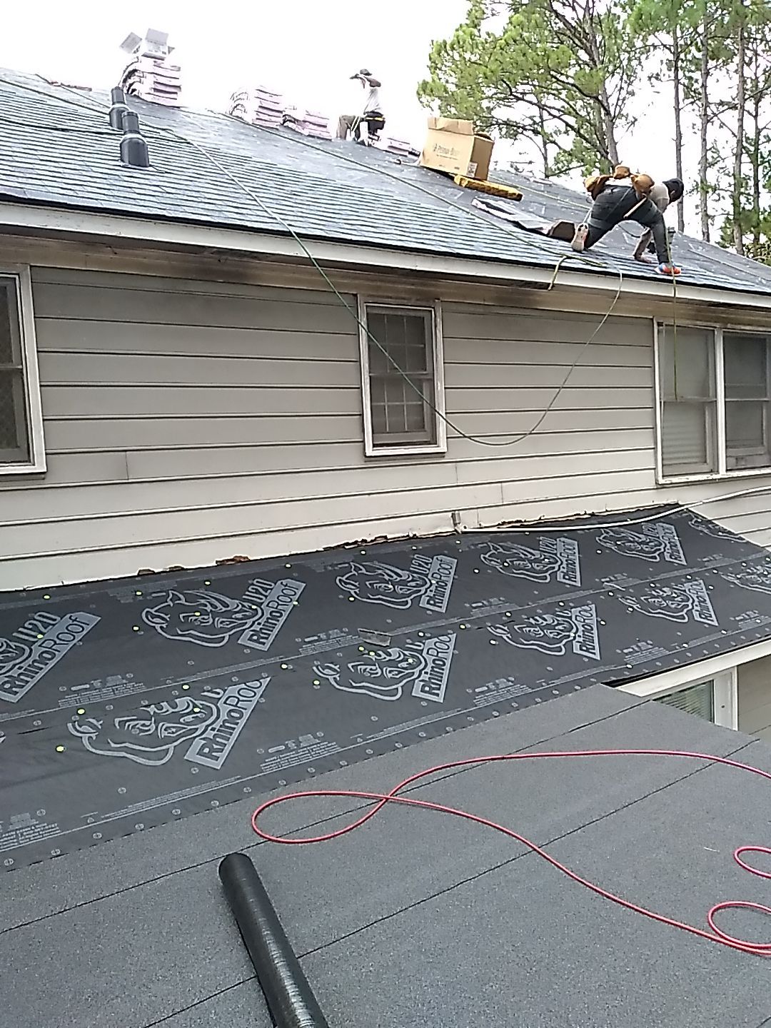 Residential Roofing and Porch Rebuild using Owens Corning Duration Shingles by Indigo State Roofing