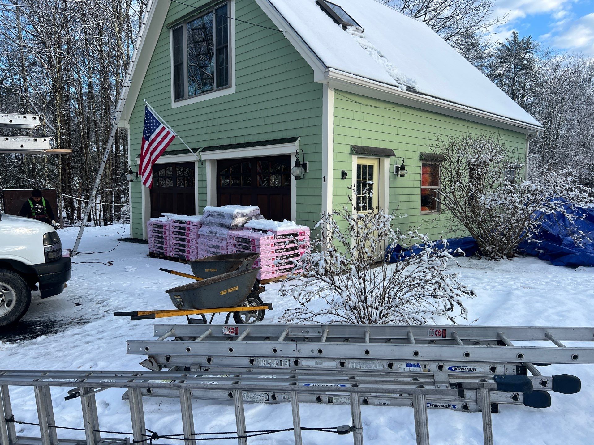 OC Roofing System Installed in Falmouth, ME by Tall pine roofing