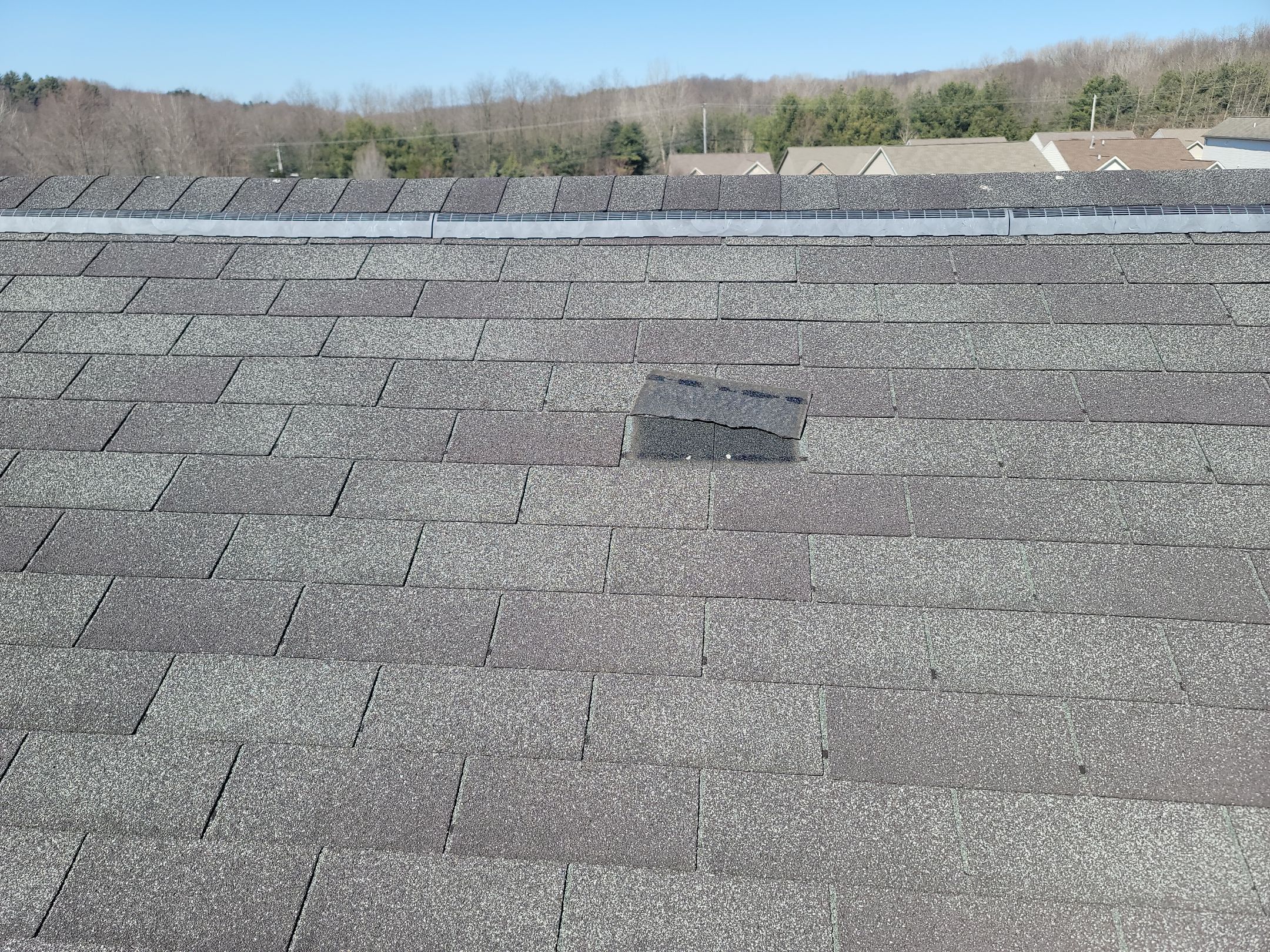 ATLAS PINNACLE COLOR: BLACK SHADOW DRIP EDGE: WHITE by Eagle Eye Roofing