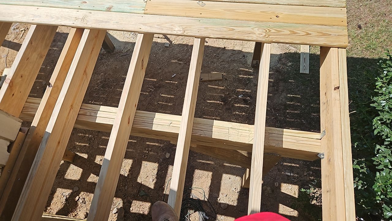 Split Rail Trail - Deck Installation  by Pillar and Pine