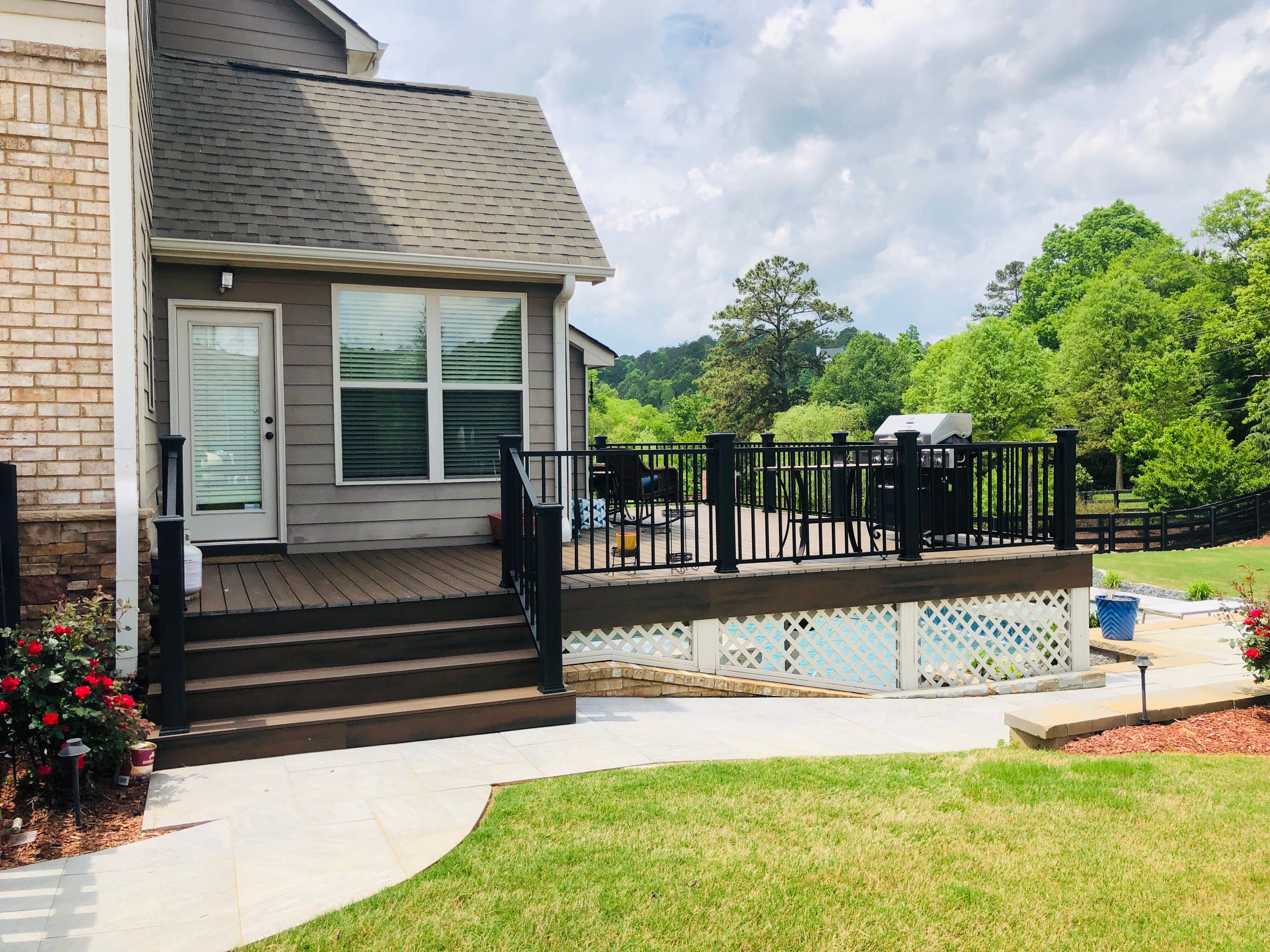 Composite Deck Installation and Railing Upgrade in Woodstock, Georgia by Swift Home Renovations