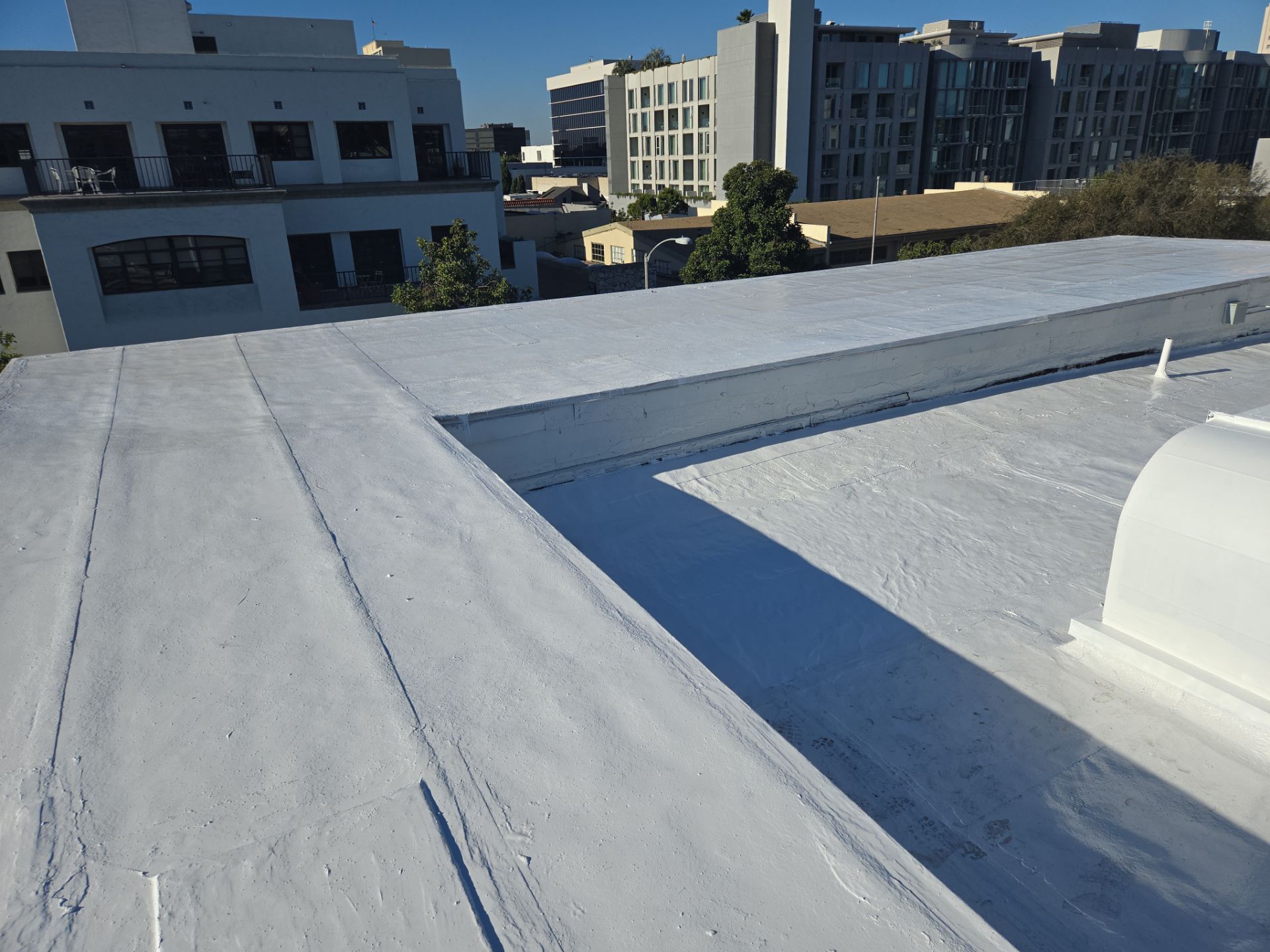 Pre-school in Santa Monica - Waterproofed with ASC Silicone Membrane System by Hull Brothers Roofing