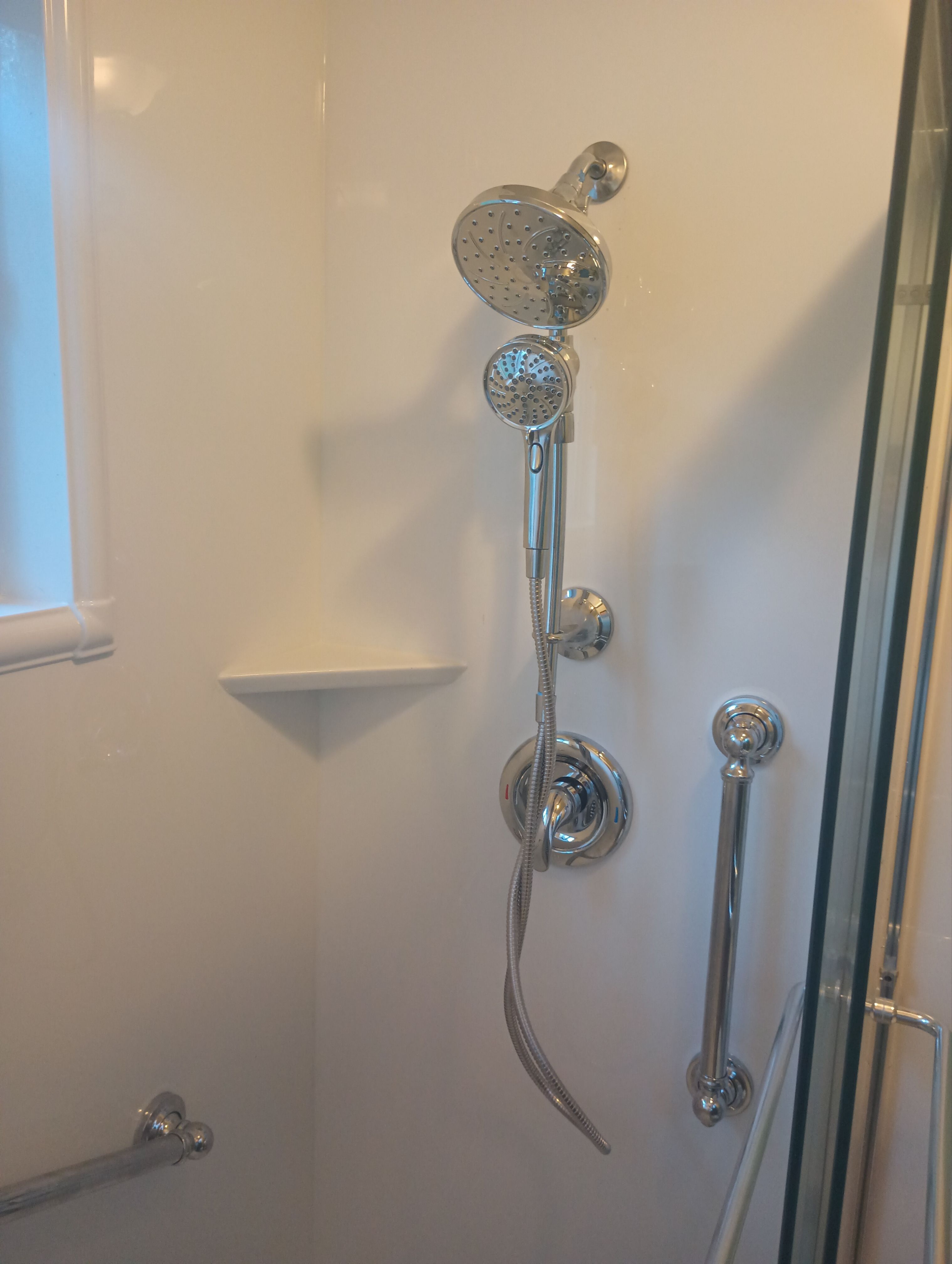 Tub to Shower Conversion using BCI Acrylic Shower System by Secure Construction Company Inc