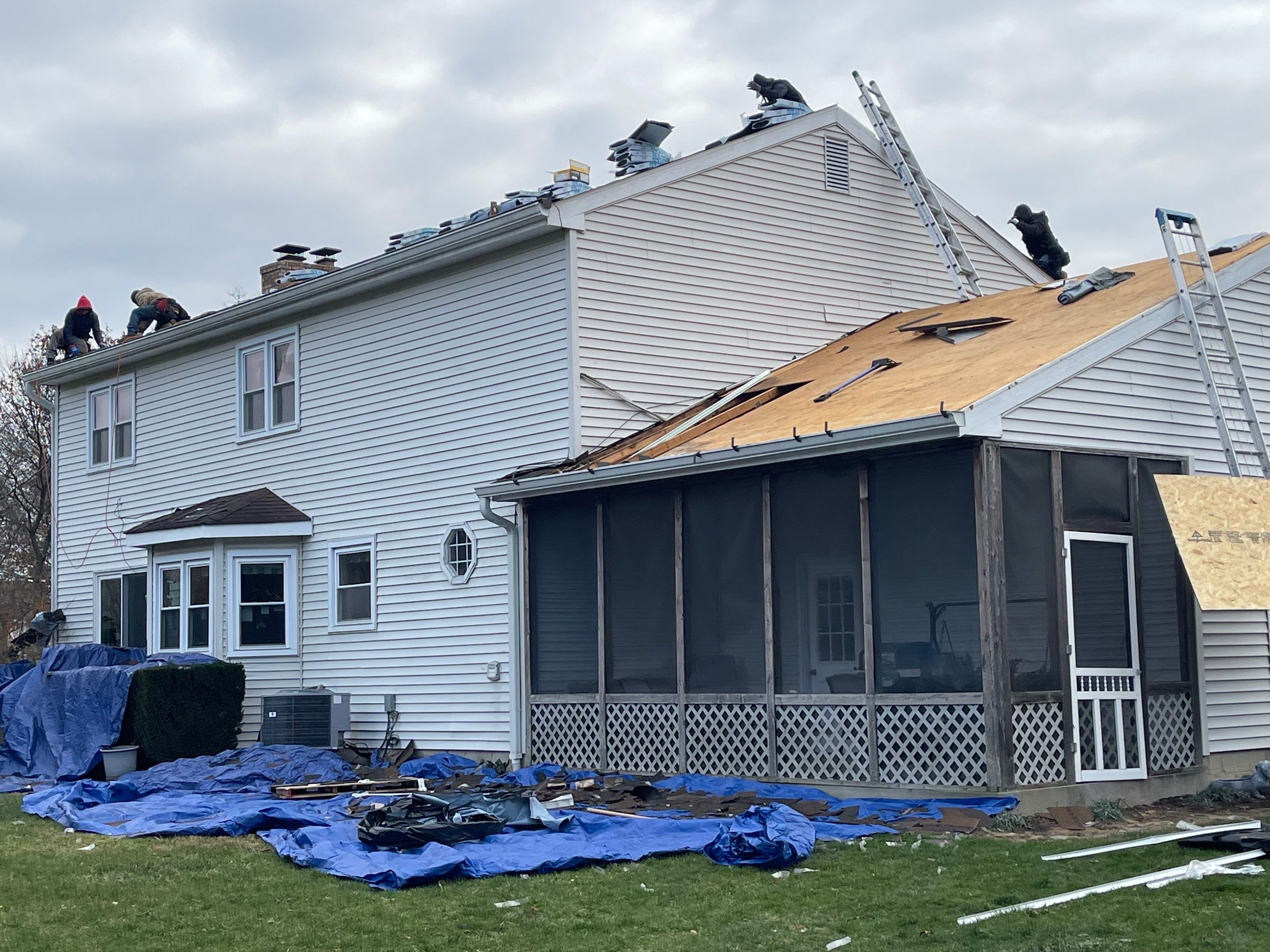Ready for Solar!  Residential Roofing Installation using IKO dimensional shingles by SOS Home Ohio 