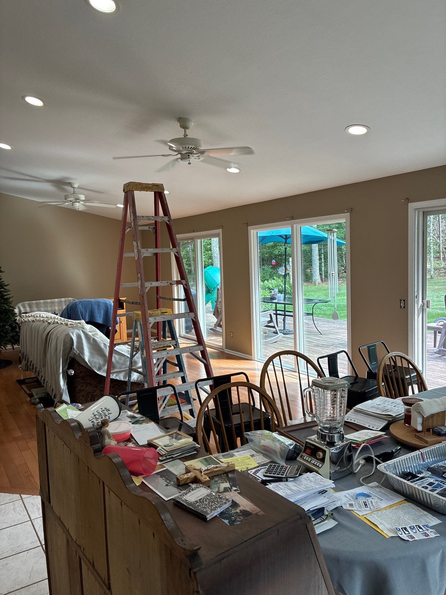 Neutral Interior Wall Repainting and Color Transformation in Whitehall Michigan by Gordon Painting