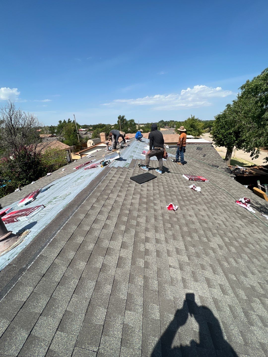 Residential Roofing Installation using GAF Natural Shadow  by A & H Roofing and Contracting