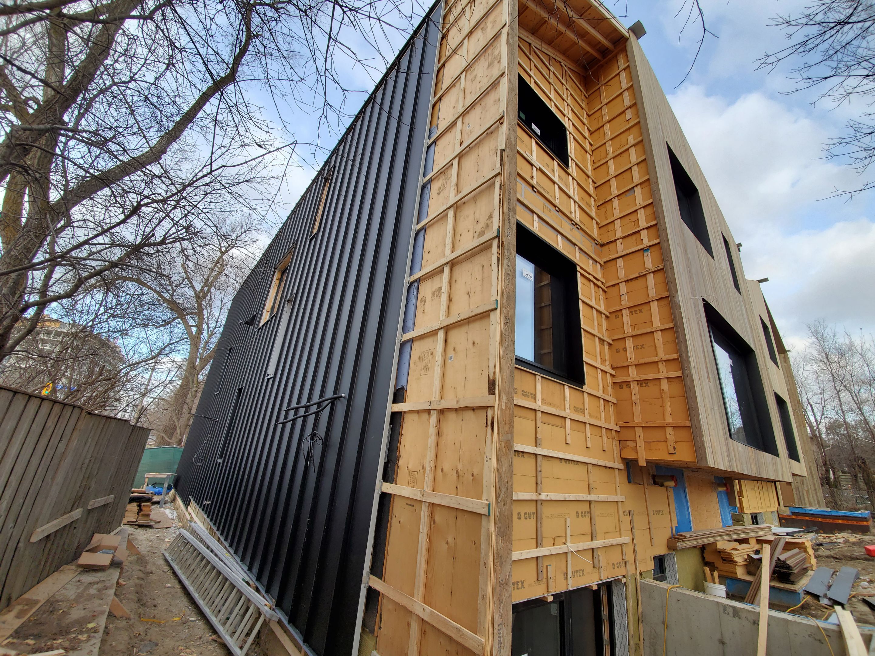 New Home Construction using 16" Standing Seam Panels by Jay Carter Roofing & Sheet Metal