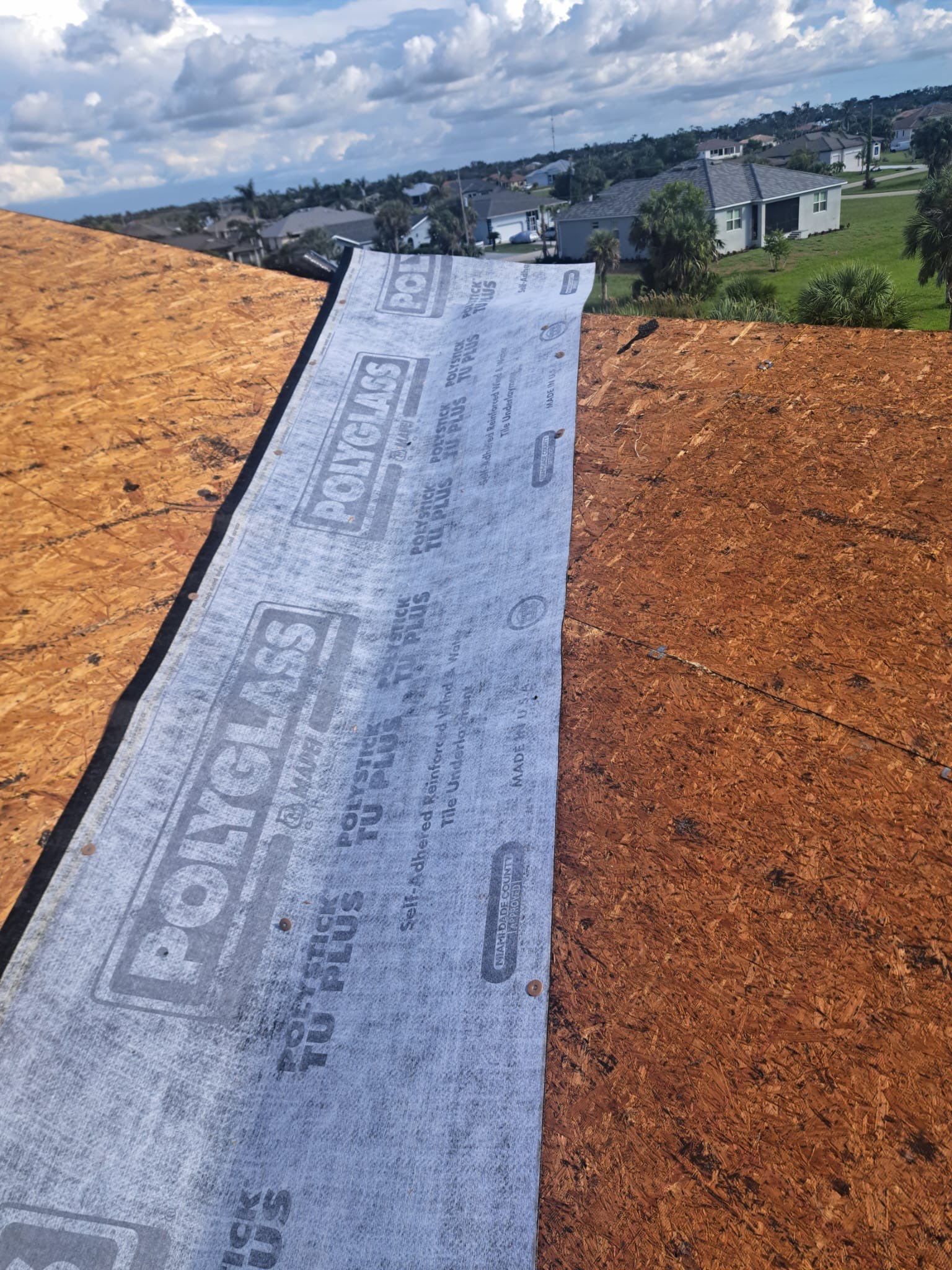 Punta Gorda Concrete Tile Roof Replacement by Four Peaks Roofing