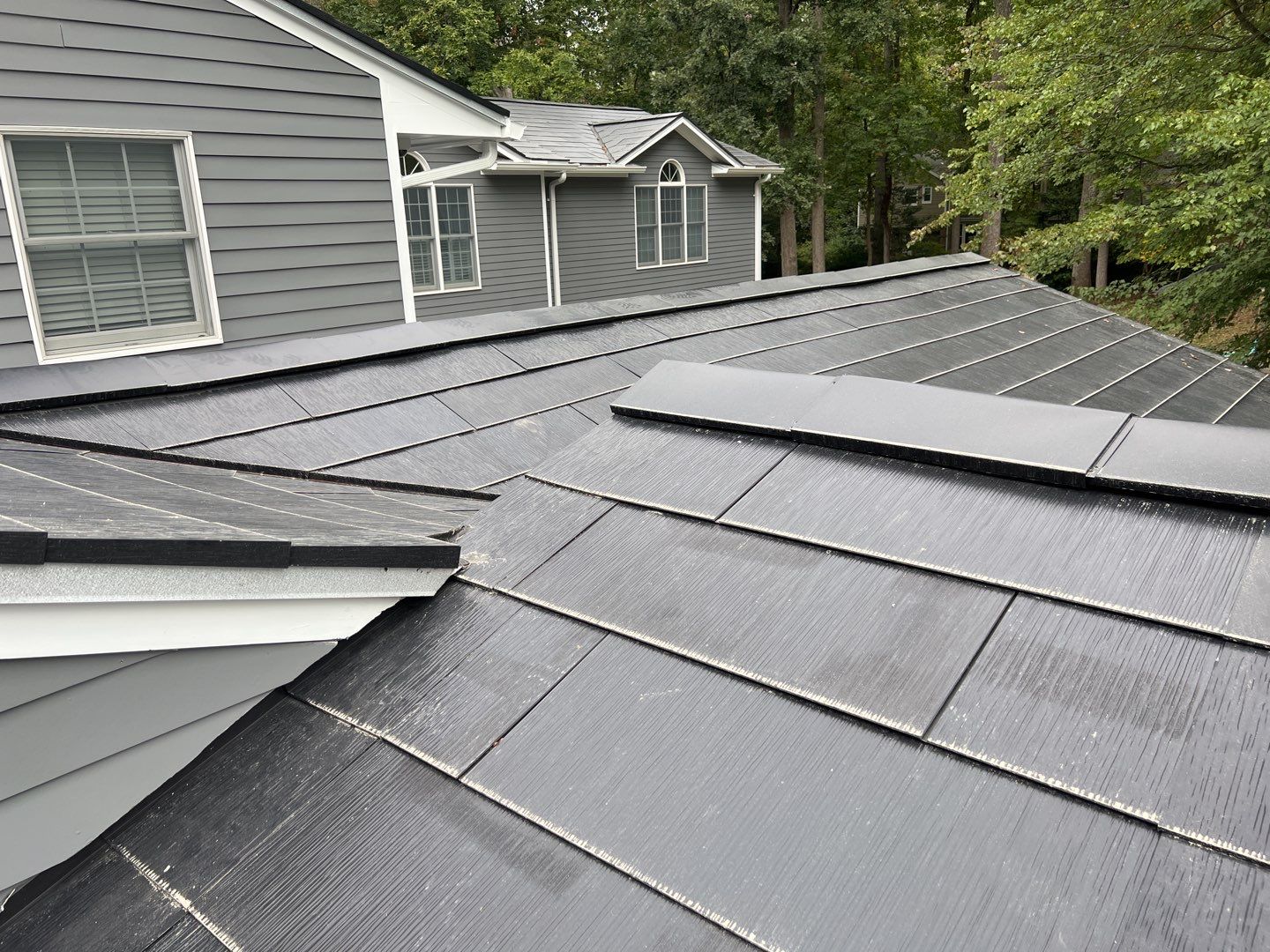 Tesla Solar Roof Replacement using Tesla Solar Roof V3 Tiles by American Home Contractors