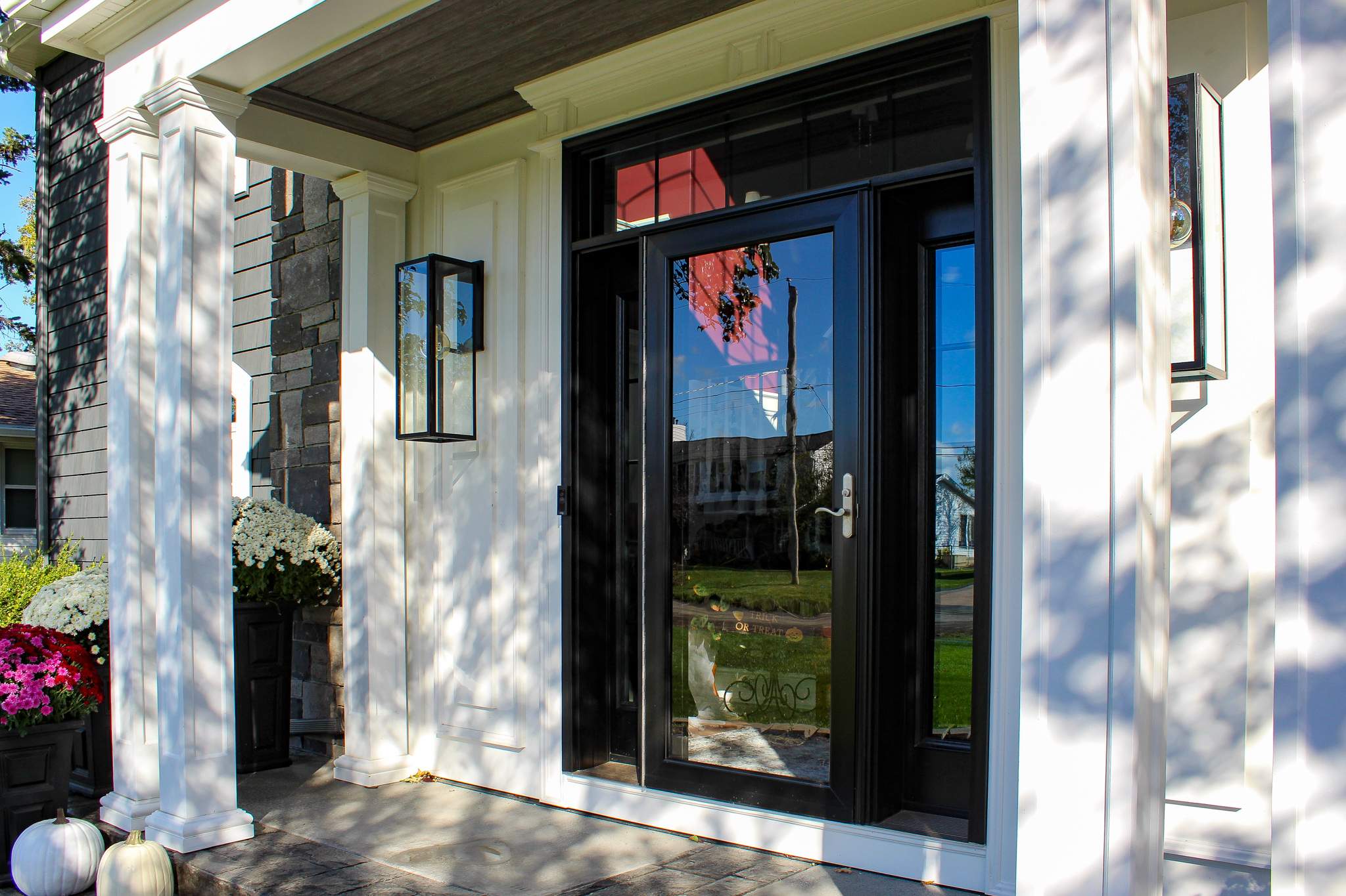 Exterior Renovations- Siding, Concrete, Railings, and Entry Door  by Ivy Lea Construction