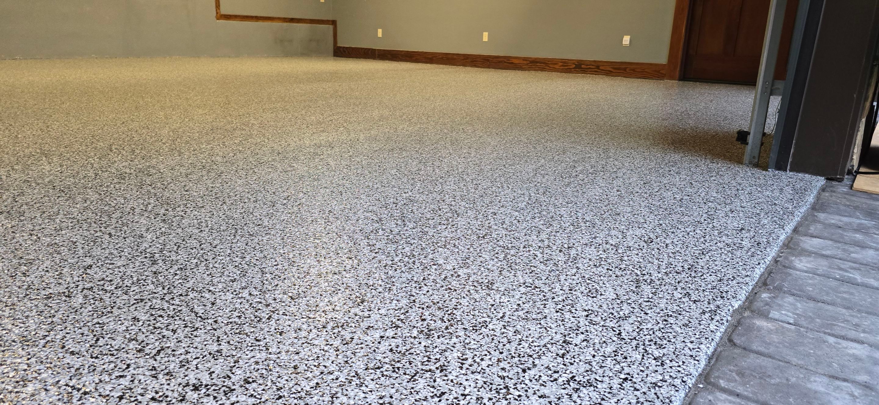 Garage using Domino by Elite Floor Solutions