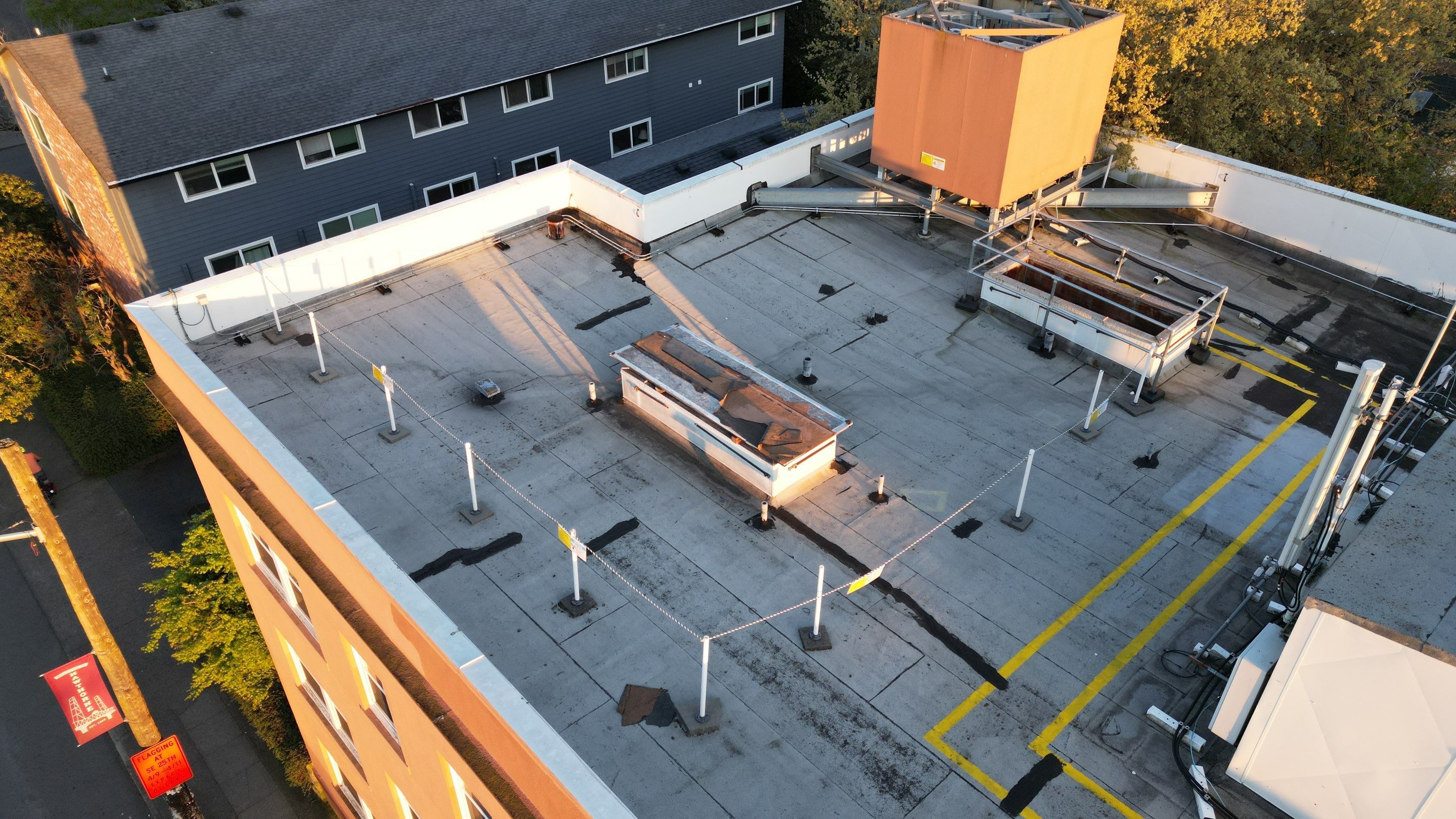 Commercial Roofing Installation using TPO by Vitan Construction LLC 