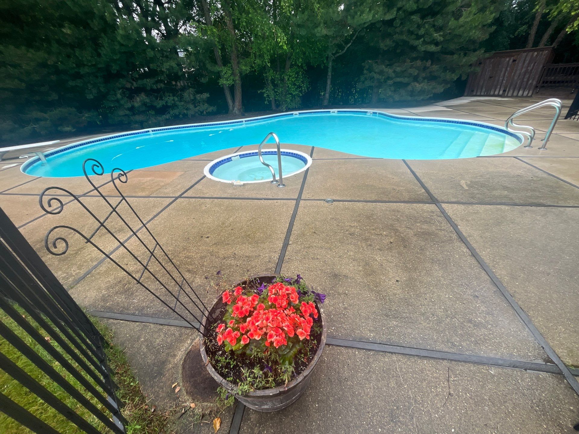 Pool Deck Pressure Washing by Northern Power Washing LLC.