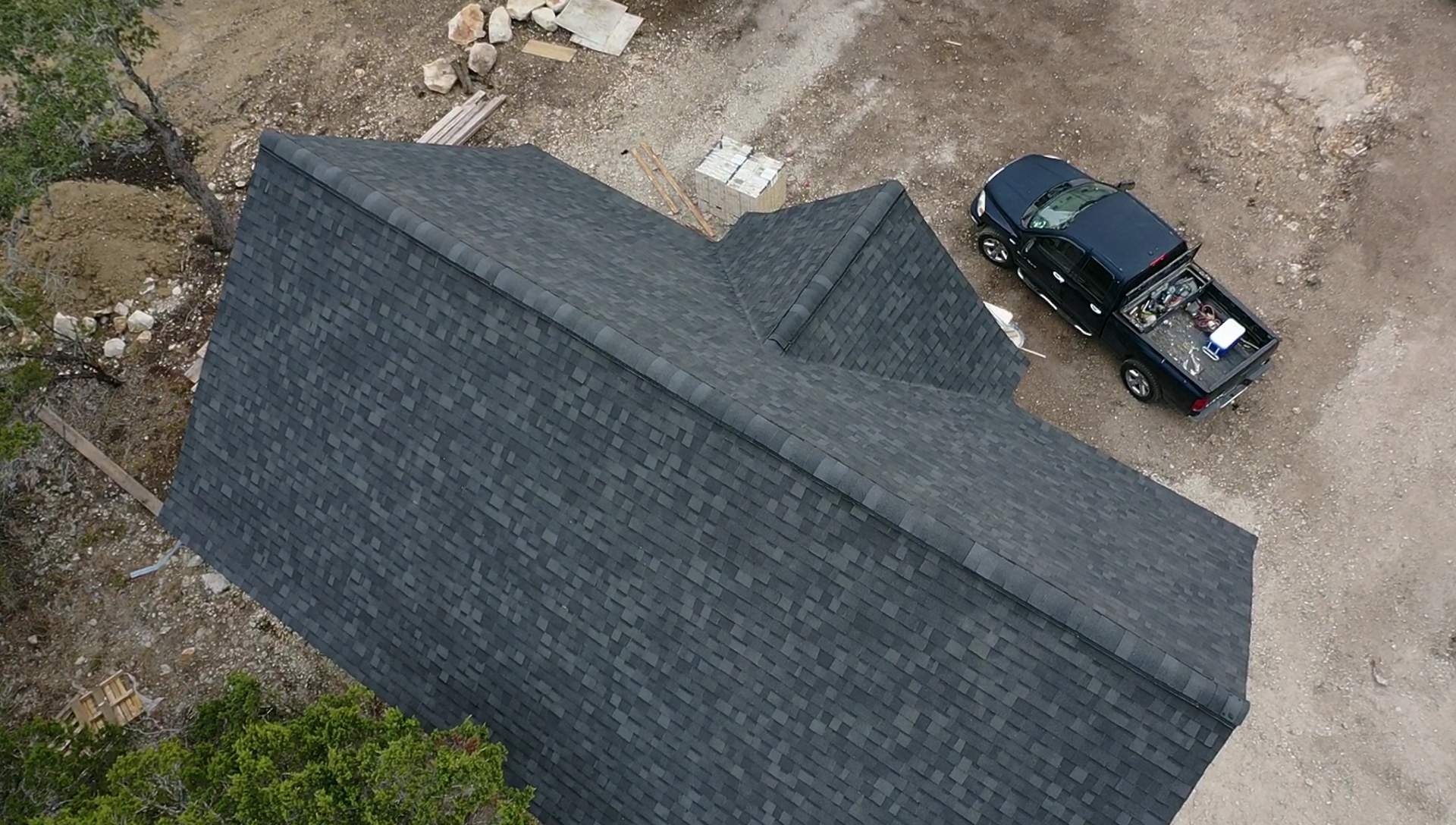 New Home Construction using Owens Corning 30 year Architectural Shingles by Premier Roofing and Contracting